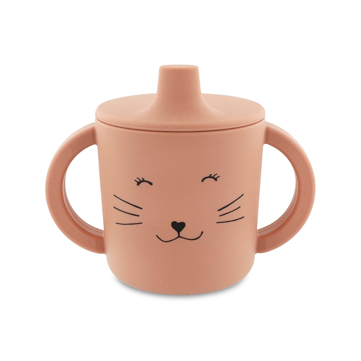 Trixie - Taza silicona Trixie con boquilla.