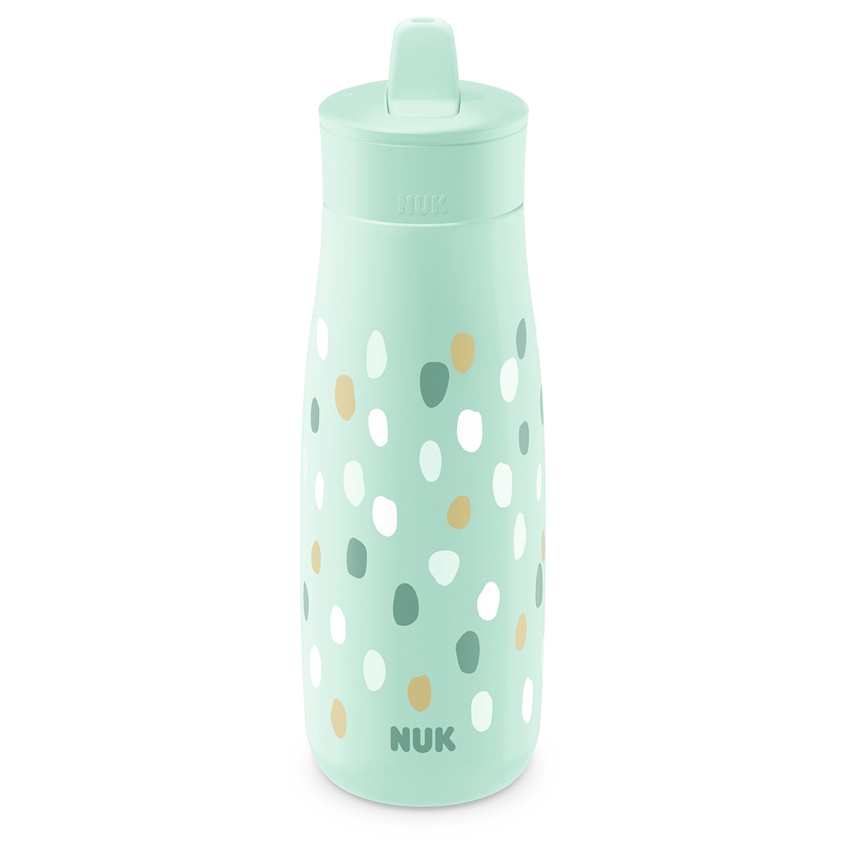 Botella NUK Mini-Me Flip con pajita 450ml - Verde claro Verde claro-3