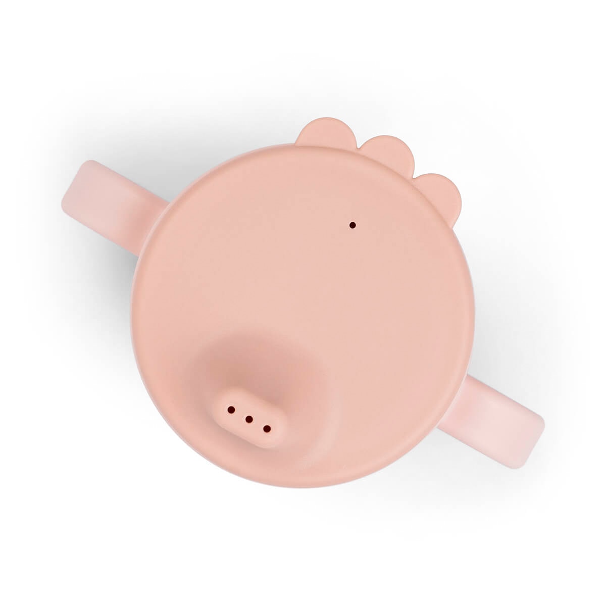 Copo de Aprendizagem com Aas e Antiderrapante Coleção Tiny Farm Rosa-claro-3