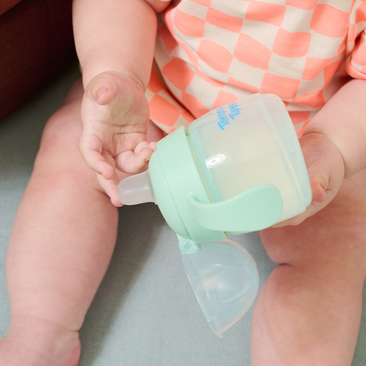 Taza aprendizaje Tommee Tippee Transition Spout 150ml, 4 meses - Azul claro Azul claro-4