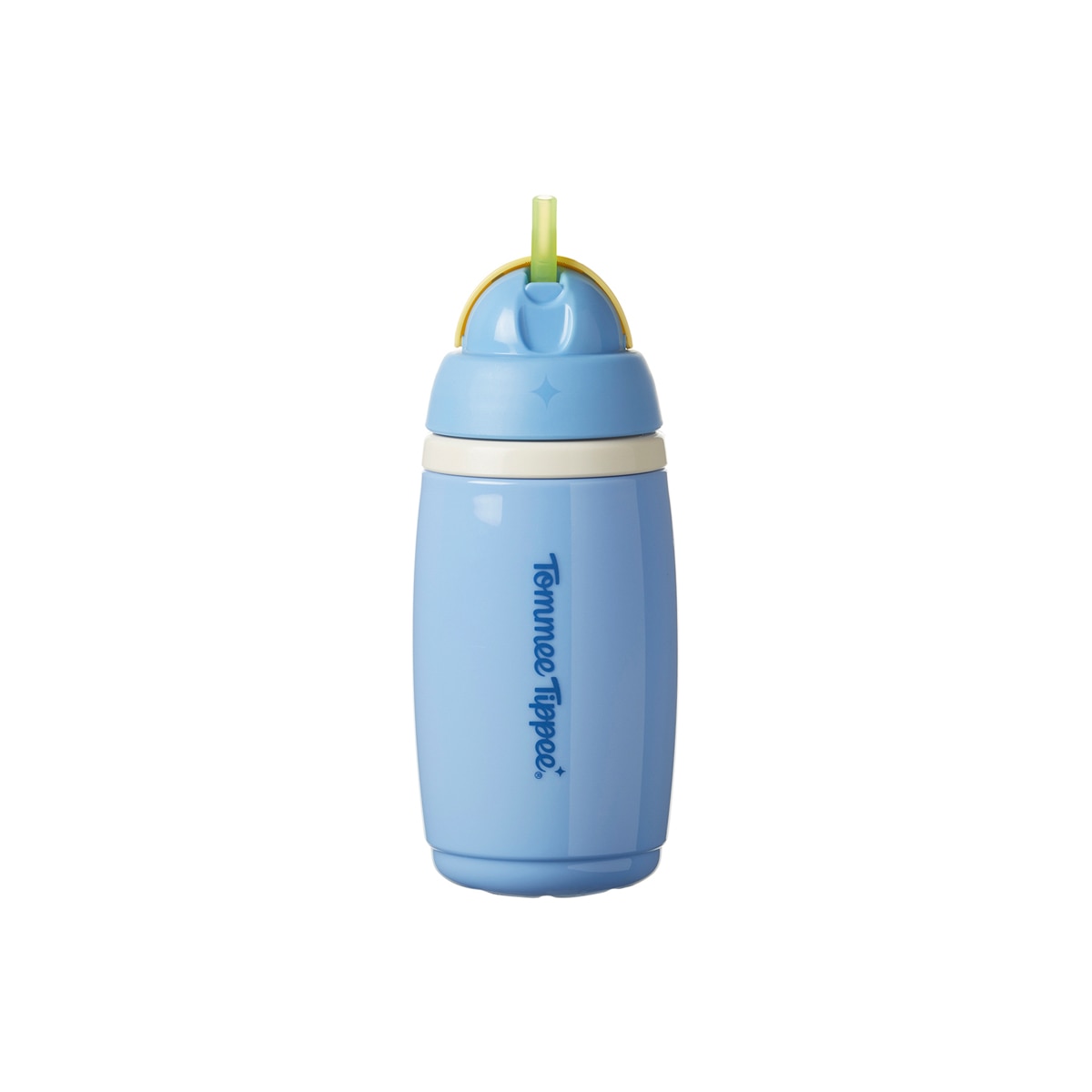 Tommee Tippee - Botella con pajita Tommee Tippee insulated active 266ml, 12 meses.