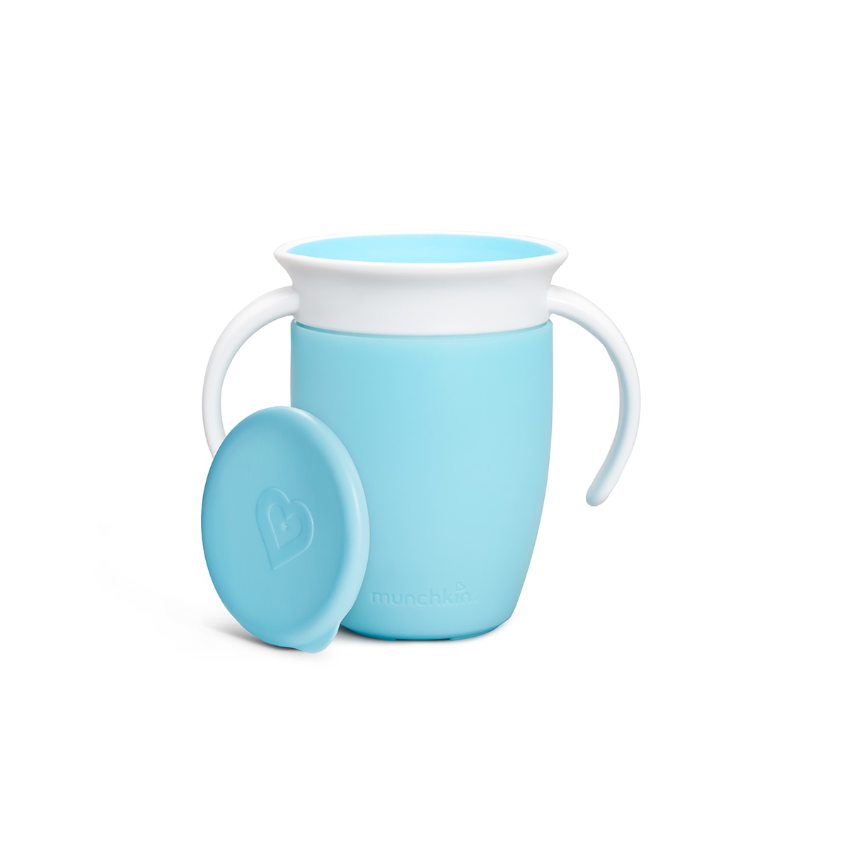 Munchkin - Taza de aprendizaje 360° Munchkin Miracle con asas y tapa 200ml.