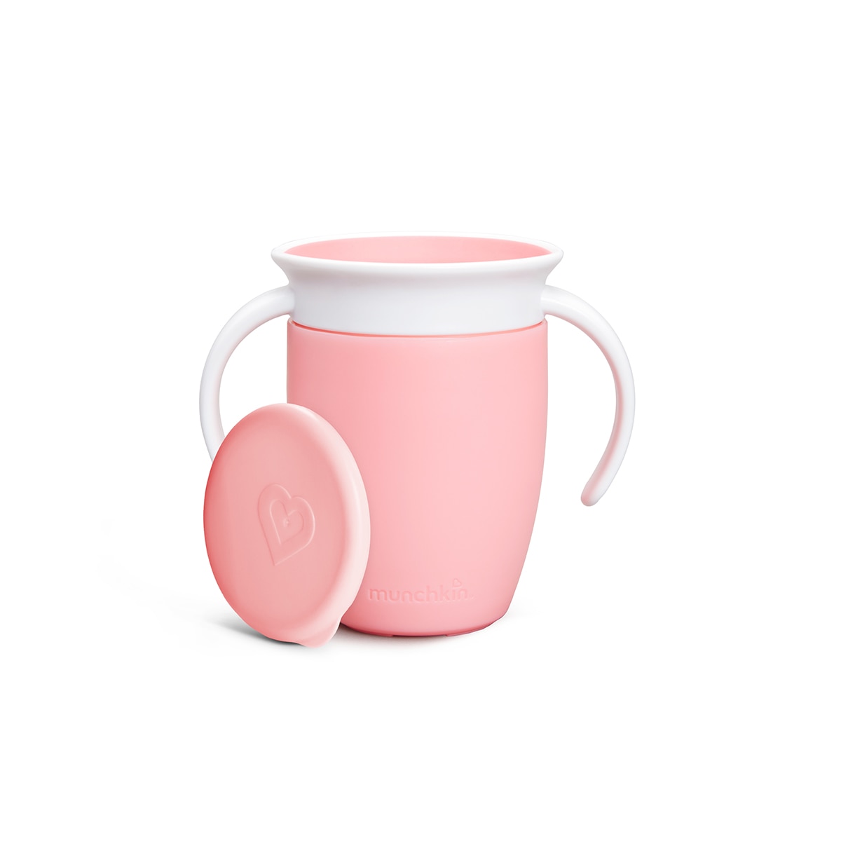 Munchkin - Taza de aprendizaje 360° Munchkin Miracle con asas y tapa 200ml.
