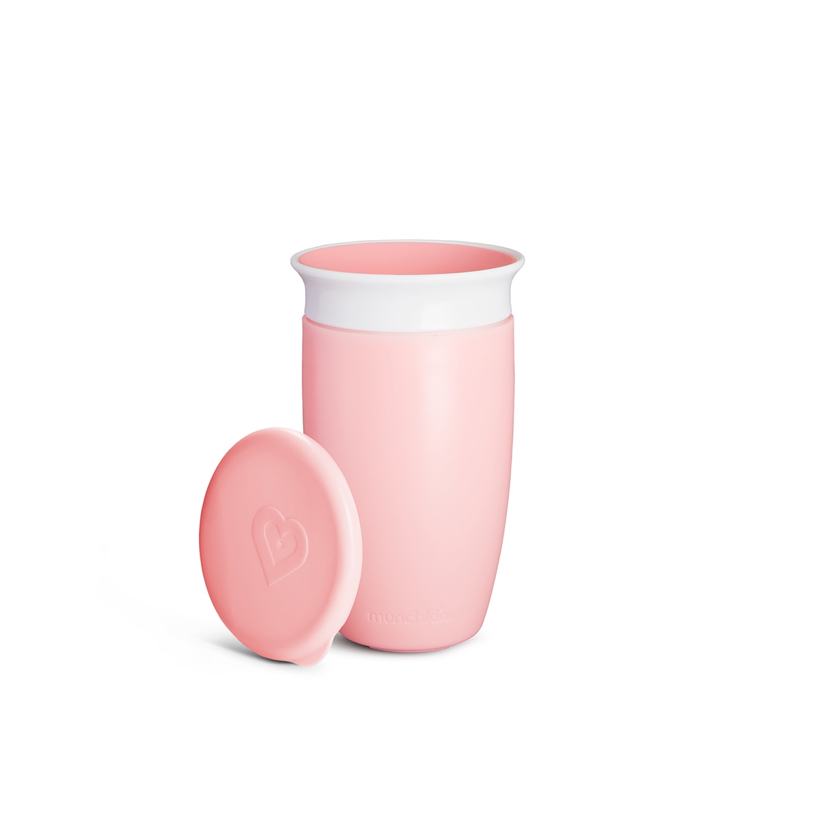 Taza de aprendizaje 360° Munchkin Miracle con asas y tapa 200ml - Rosa Flamingo Rosa Flamingo-2