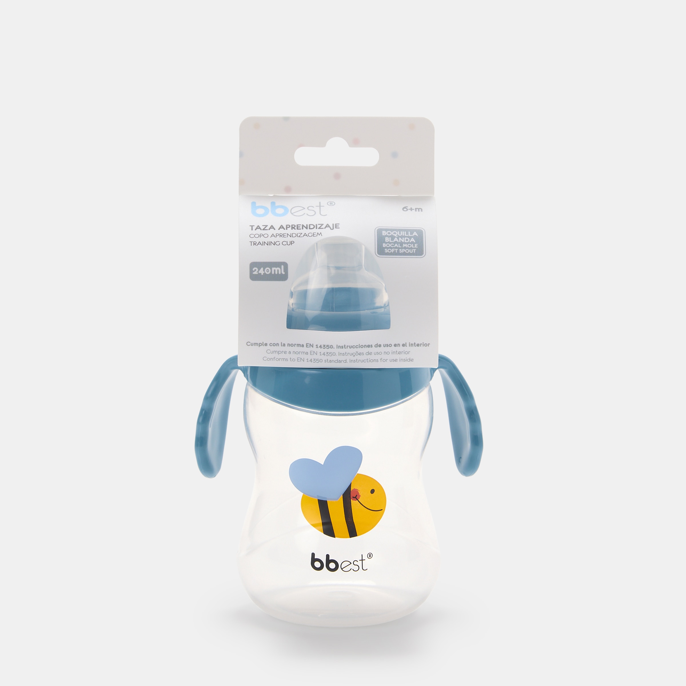 Copo de aprendizagem Bbest - Little Bugs Azul-3