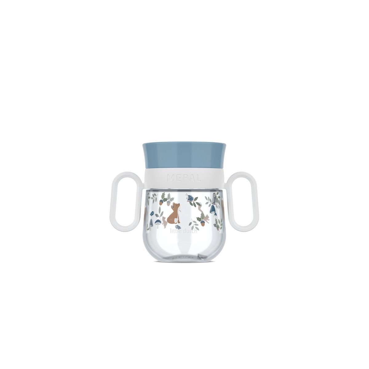 Copo de Aprendizagem 360º Anti-Derrame - 200 ml Azul-claro-2