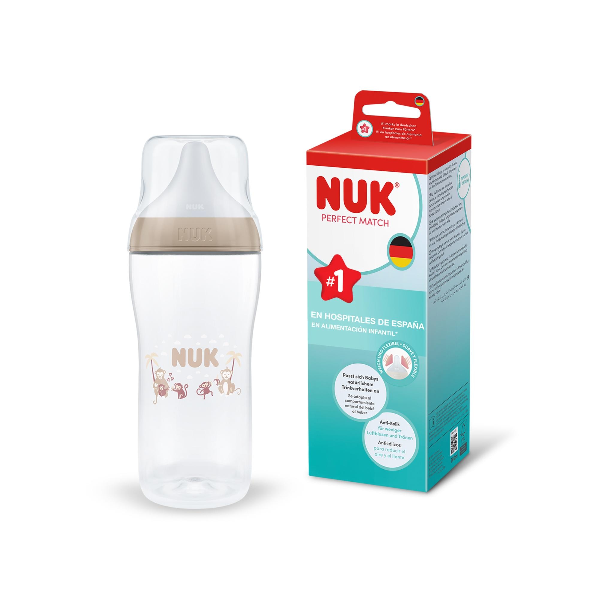 Taza aprendizaje NUK nocturna con pajita 260ml, 8m+ - Esmeralda Azul Esmeralda Azul-4