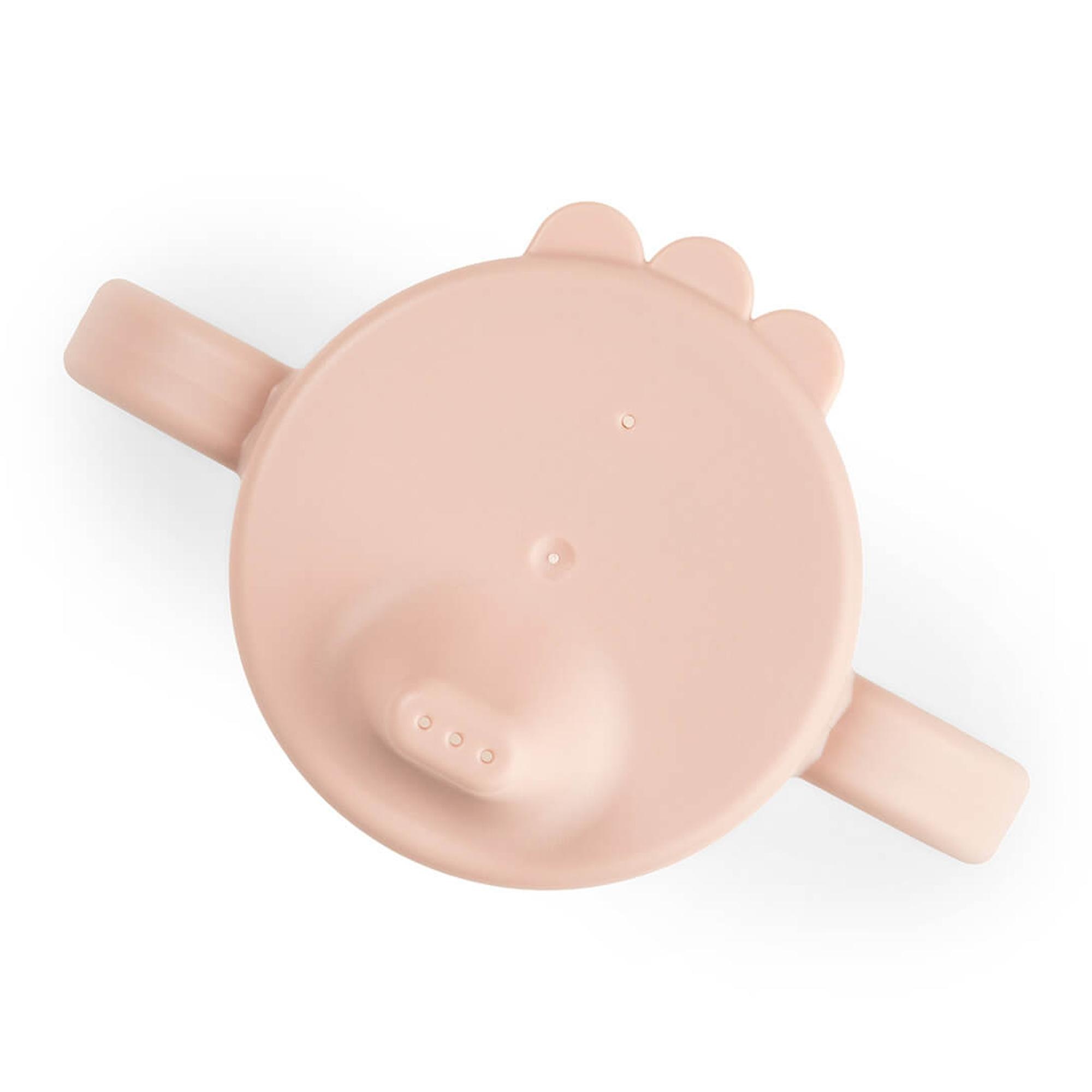 Taza de aprendizaje con asas y antideslizante Done by Deer 260ml - Rosa claro Rosa claro-3