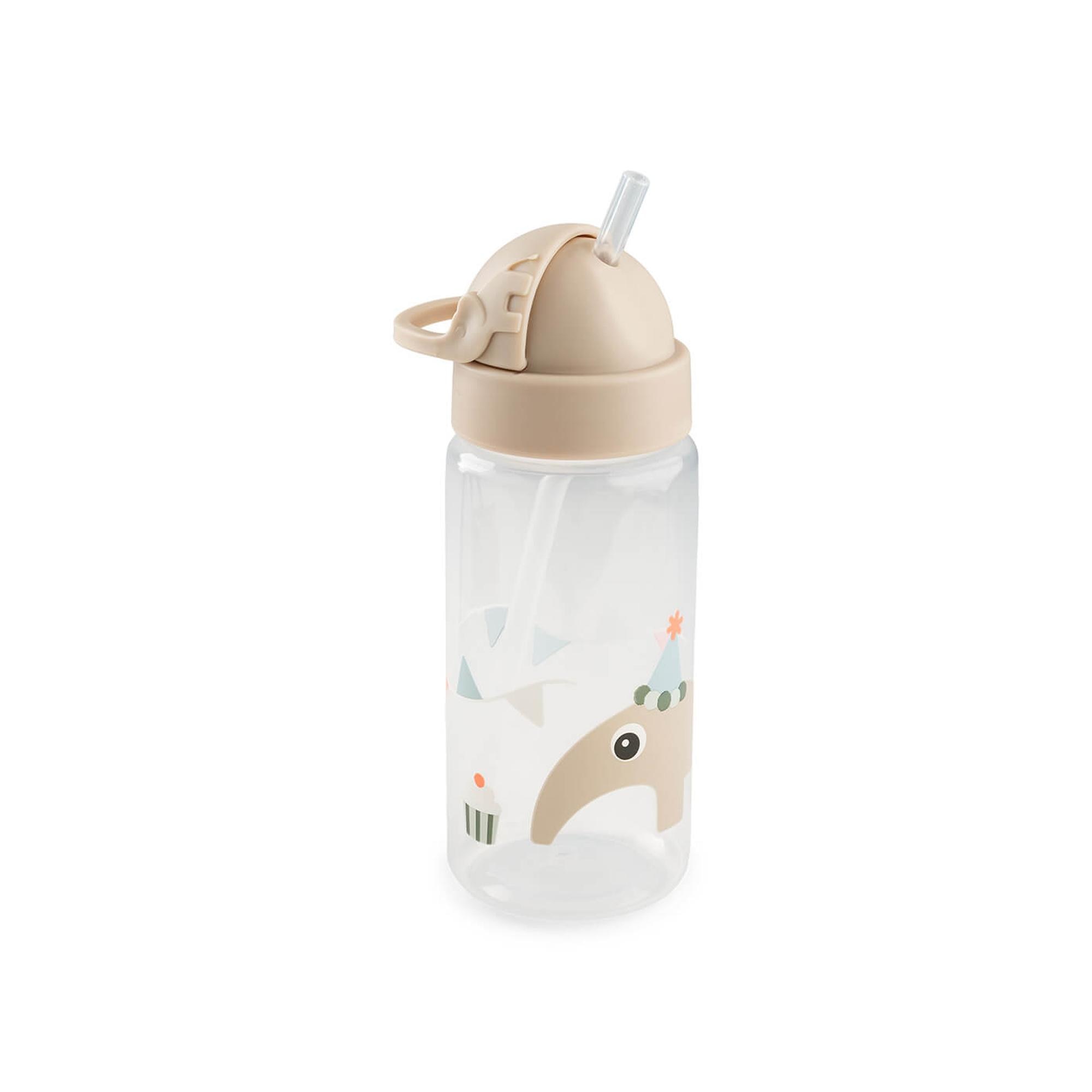 Garrafa com Palhinha Done by Deer 350ml Celebration Areia-2