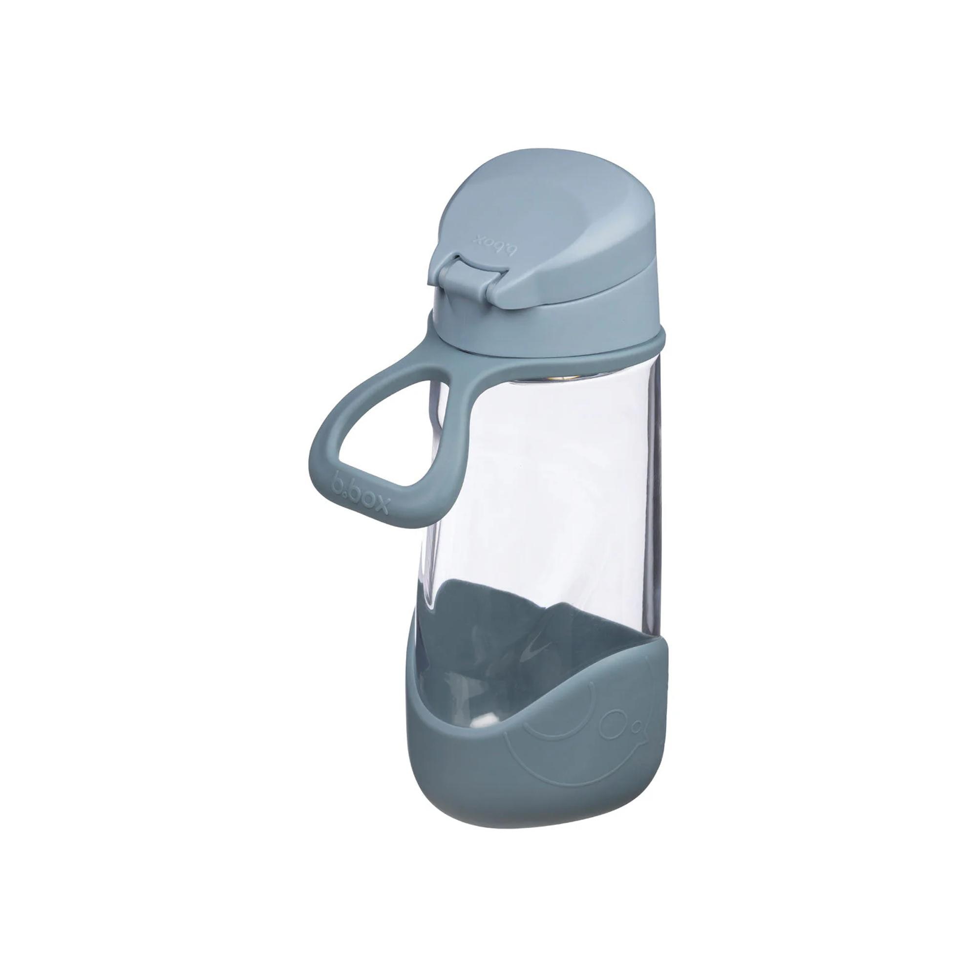 Botella tritán B.Box con boquilla silicona y asa 450ml - Azul claro Azul claro-4