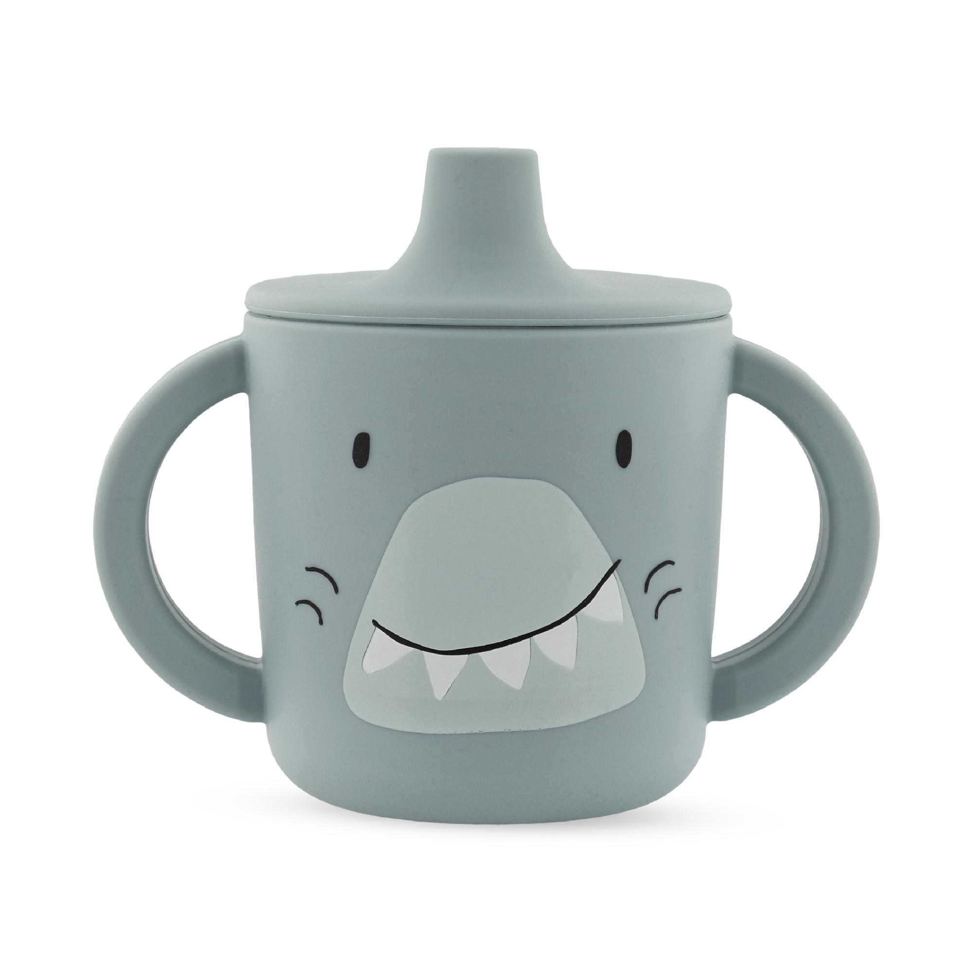 Trixie - Taza silicona Trixie con boquilla.