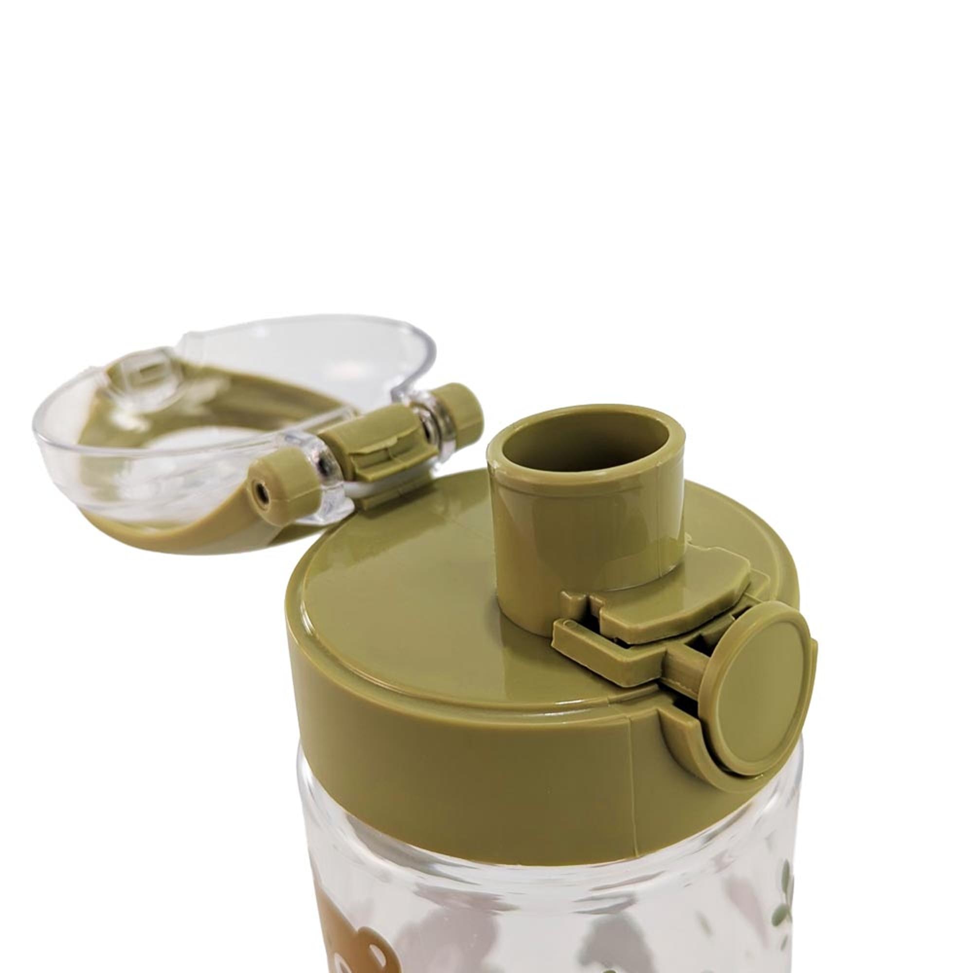 Botella infantil Miniland tritán con tapa 500ml - Verde primavera Verde primavera-5