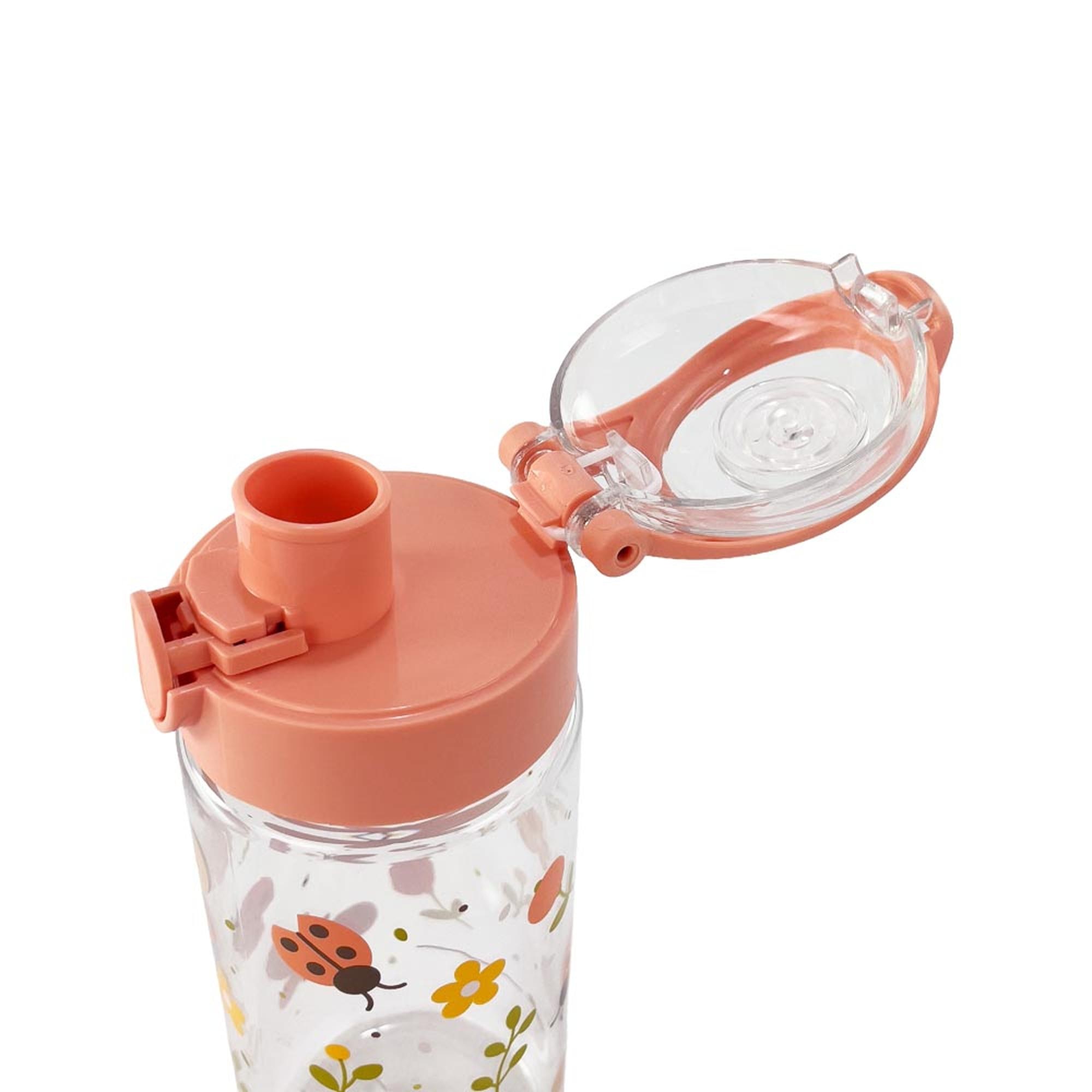 Garrafa infantil Miniland em Tritan com Tampa 500ml Salmão-3