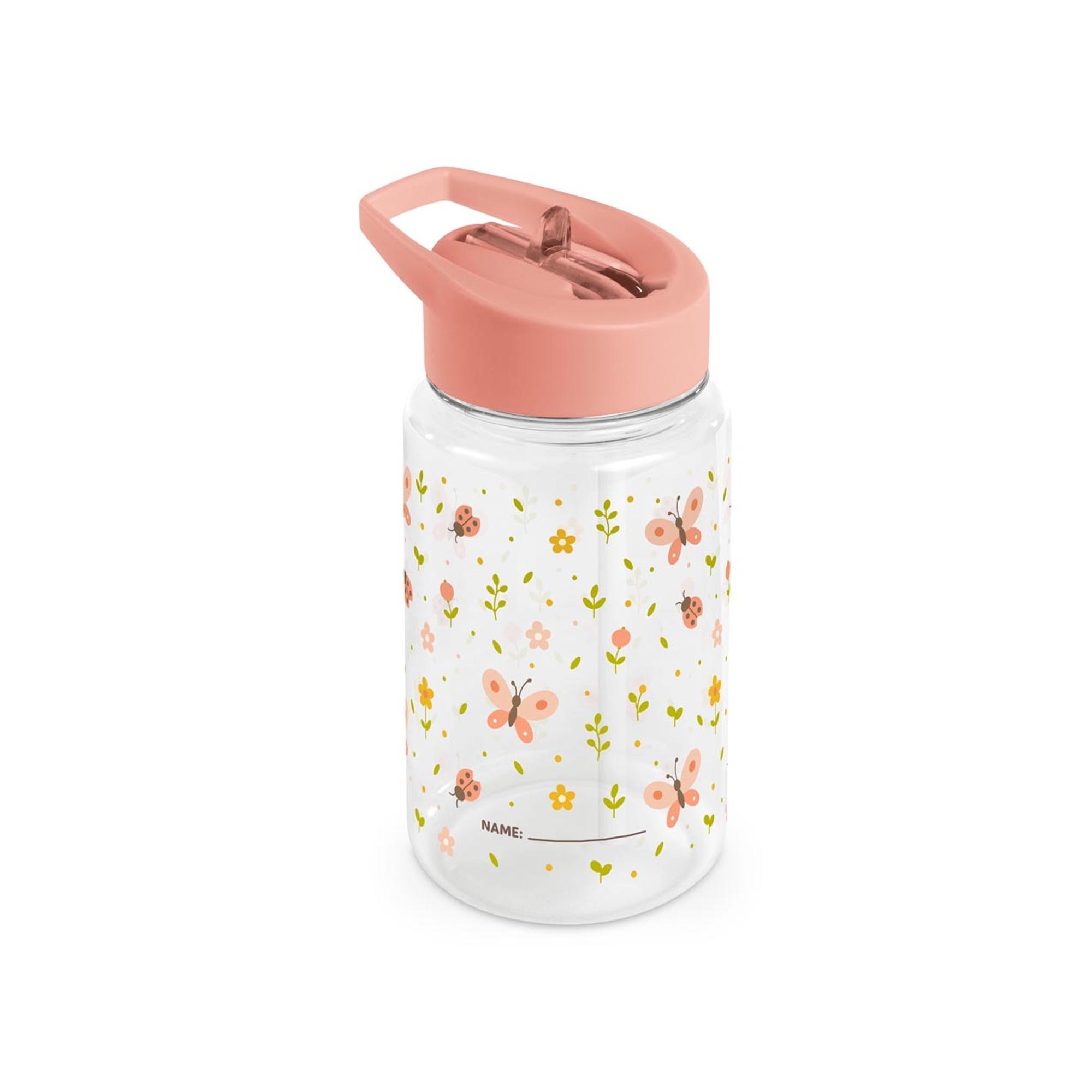 Imagem 0 de Garrafa infantil Miniland em Tritan com palhinha rígida 450 ml