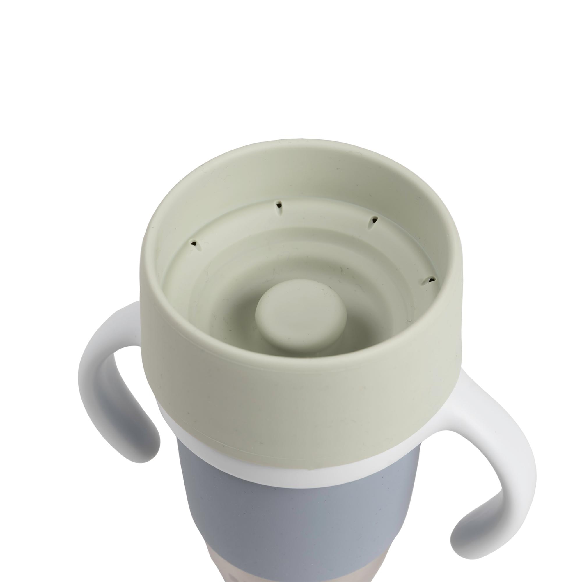 Copo de Aprendizagem Inox com Asas Click and Drink Azul Céu-3