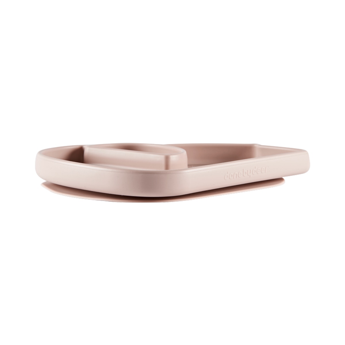 Plato de silicona Done by Deer stick&stay Elphee con ventosa - Rosa claro Rosa claro-2