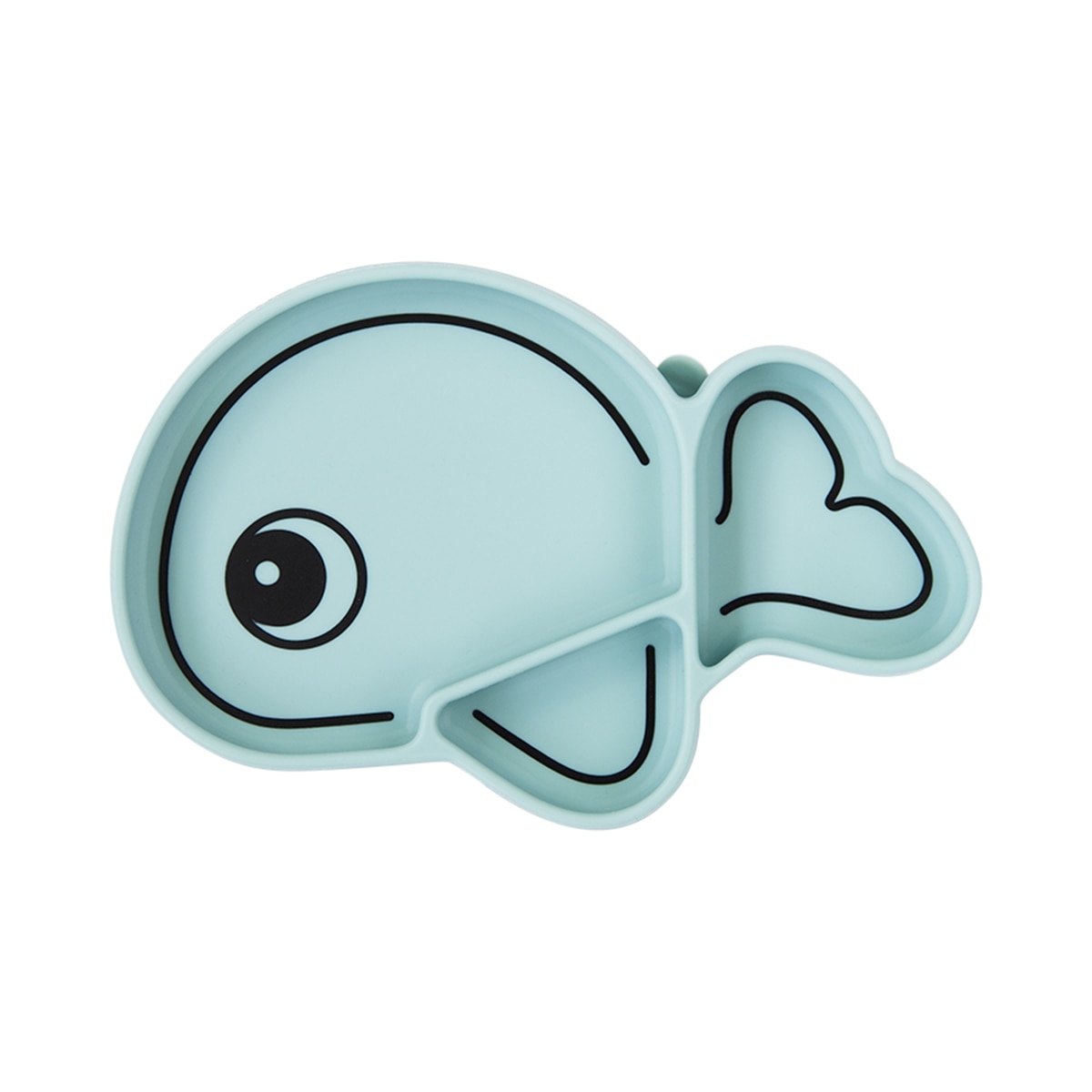 Prato de Silicone Stick&stay Wally com Ventosa Azul-claro-1
