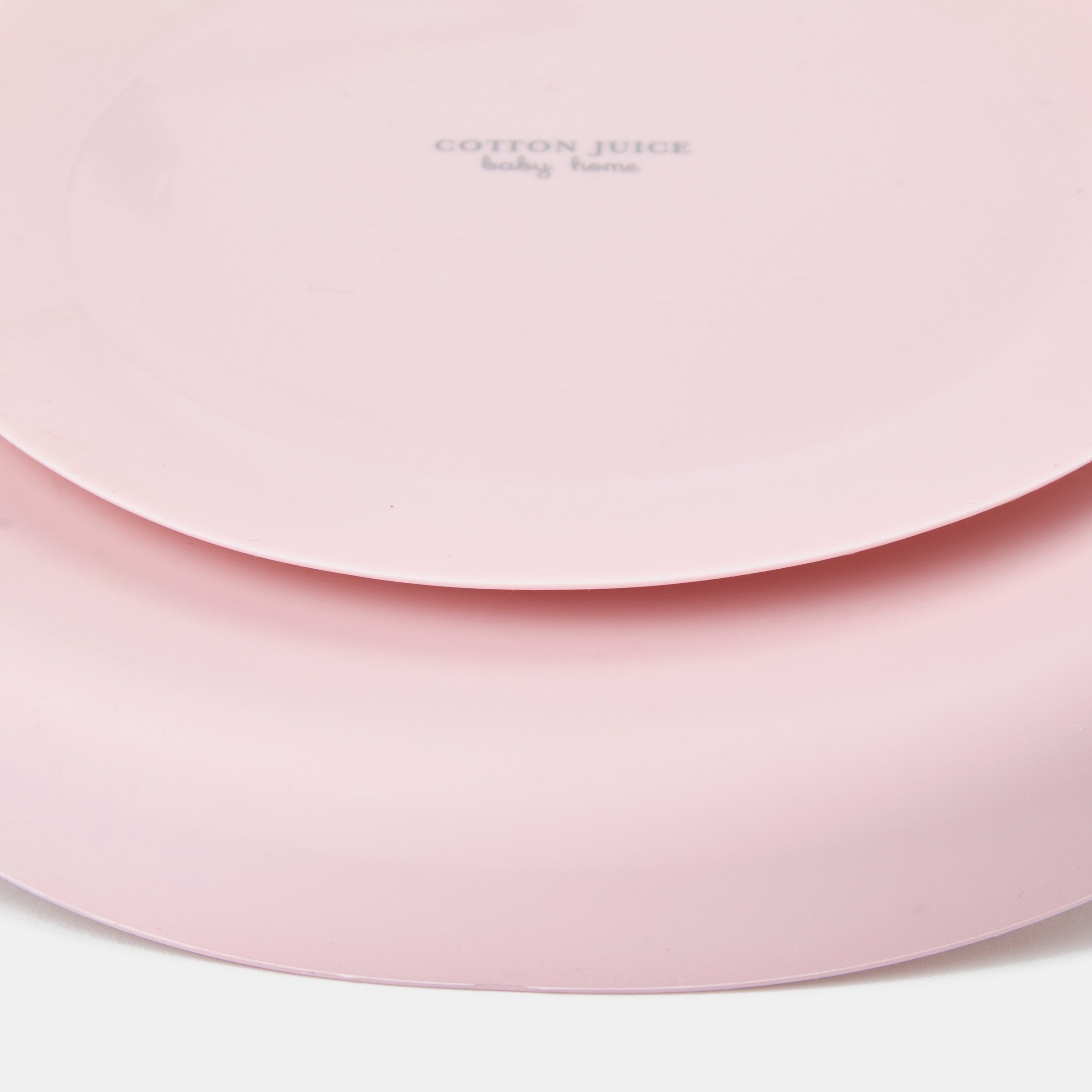 Plato de silicona Cotton Juice Baby Home con ventosa - Rosa Rosa-3