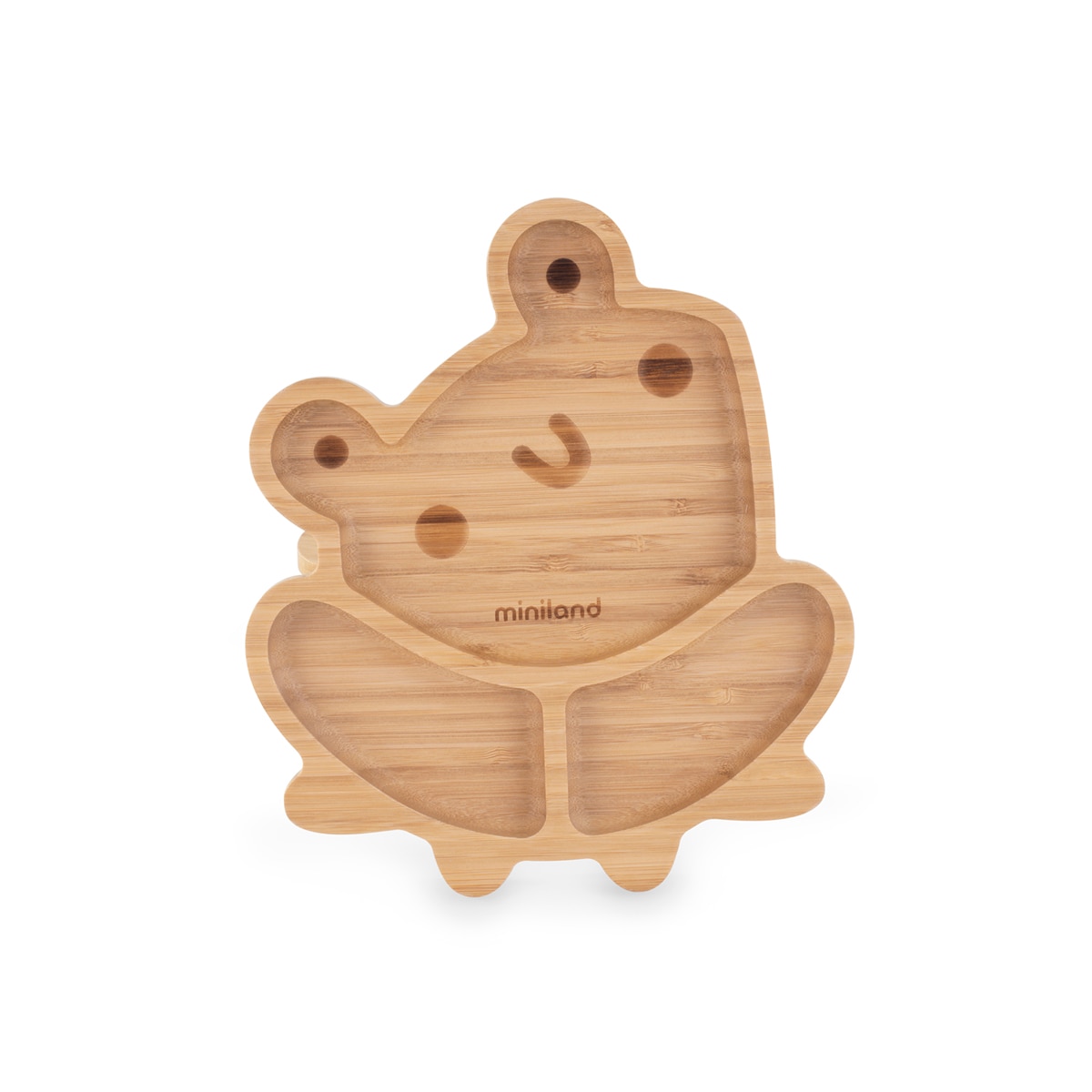 Imagem 0 de Prato de Bambu e Ventosa Frog
