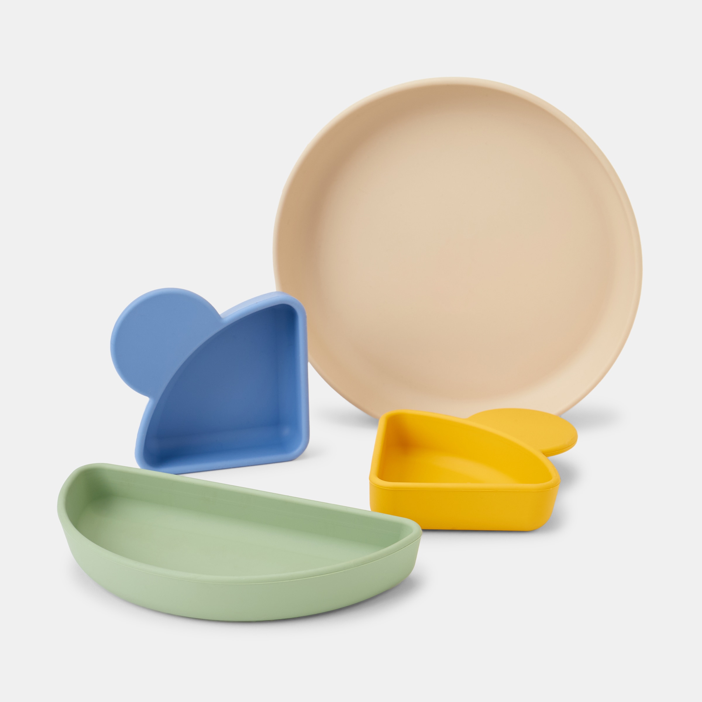 Imagem 0 de Prato de Silicone com Ventosa e 3 Compartimentos
