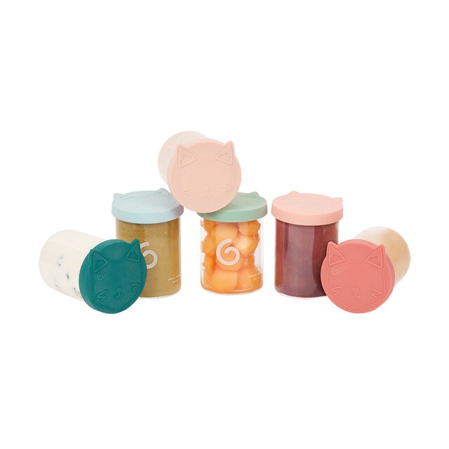 Babymoov Lote de botes de conservación de cristal Isy Bowls 6 x 250 ml