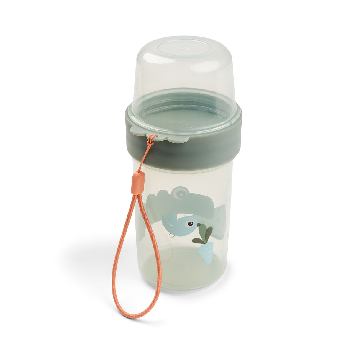 Recipiente conservación snack Done by Deer to go 2-way 320ml Happy Clouds - Verde Agua Verde Agua-2
