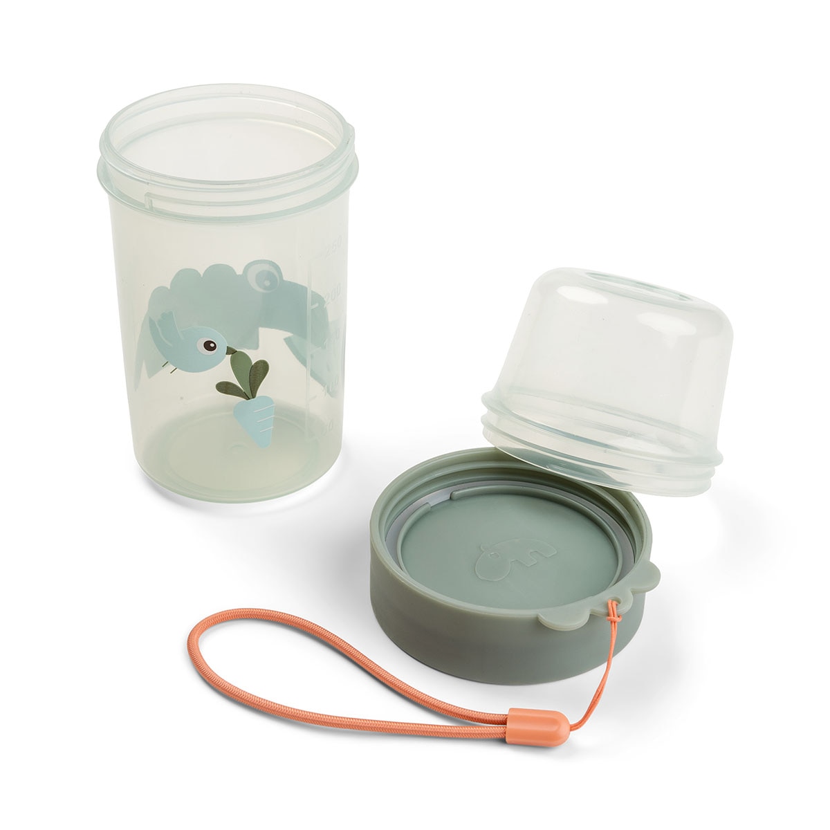 Recipiente conservación snack Done by Deer to go 2-way 320ml Happy Clouds - Verde Agua Verde Agua-3