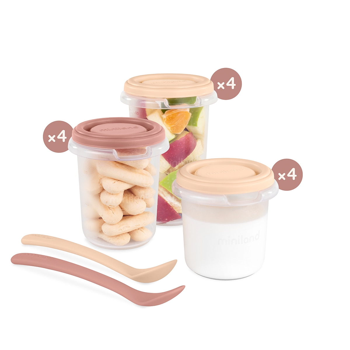 Imagem 0 de Recipientes para Alimentos + 2 Colheres