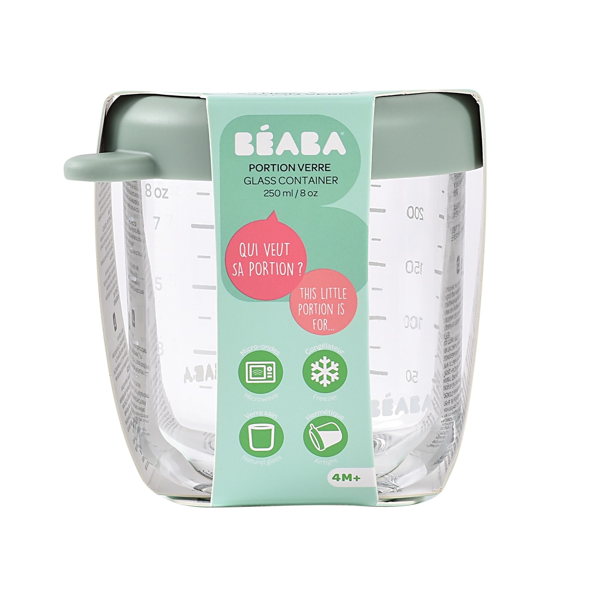 Boiões de Conservação de Vidro - 250 ml Verde-5
