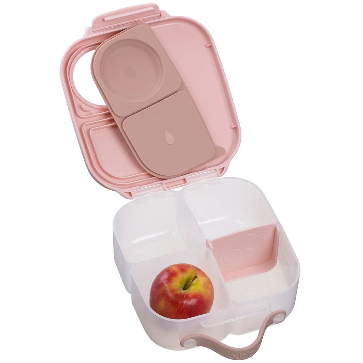 Imagen 3 de Recipiente conservación alimentos B.Box compartimentado. - Rosa claro Rosa claro