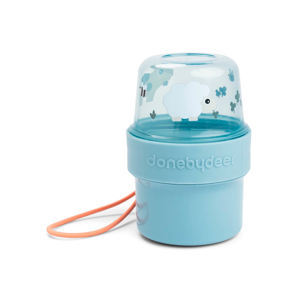 Recipiente de Conservação de Refeição To Go 2-way Tiny Farm - 150 ml Azul-claro-1
