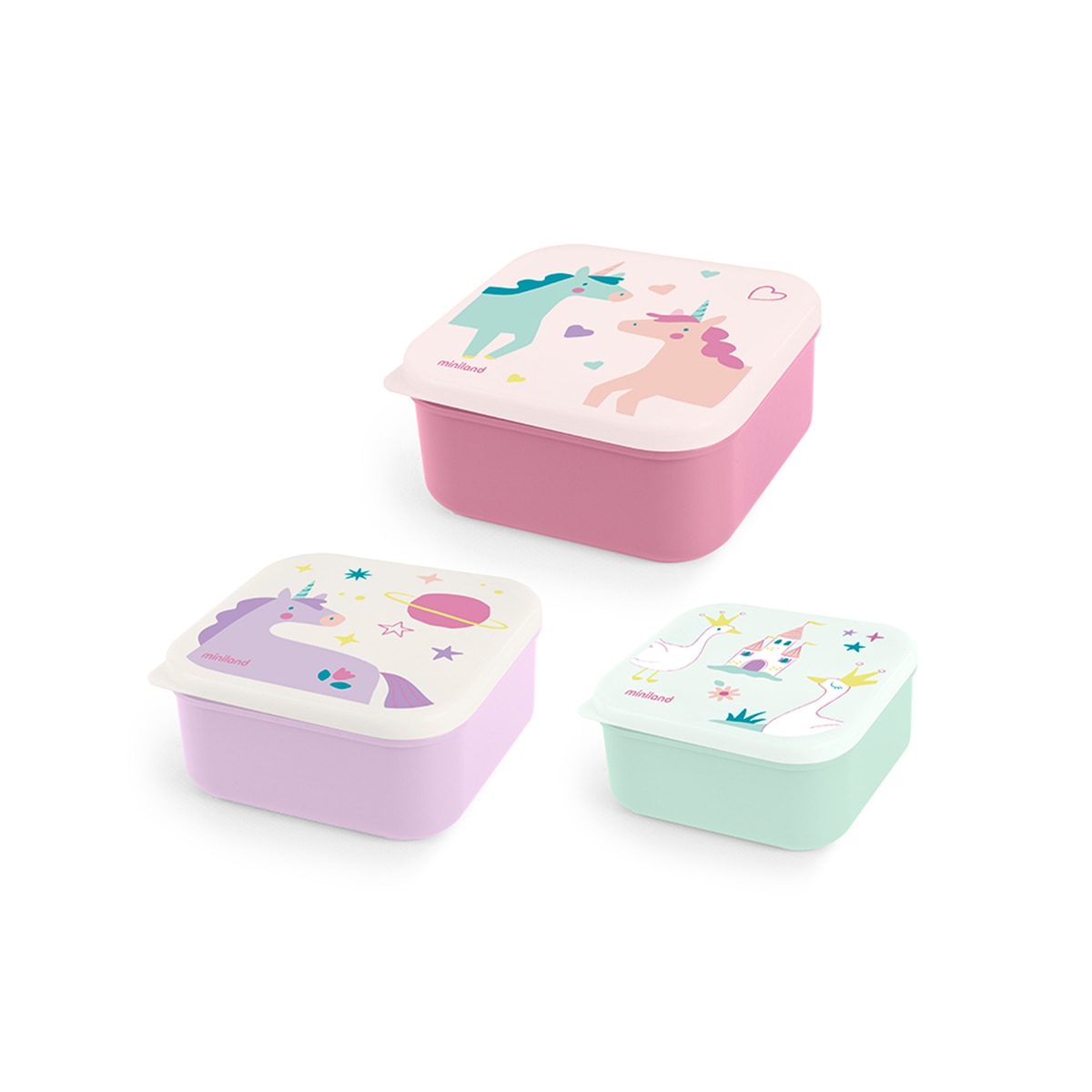 Imagem 0 de Conjunto de Recipientes Porta-Alimentos - 3 Unid. de Vários Tamanhos