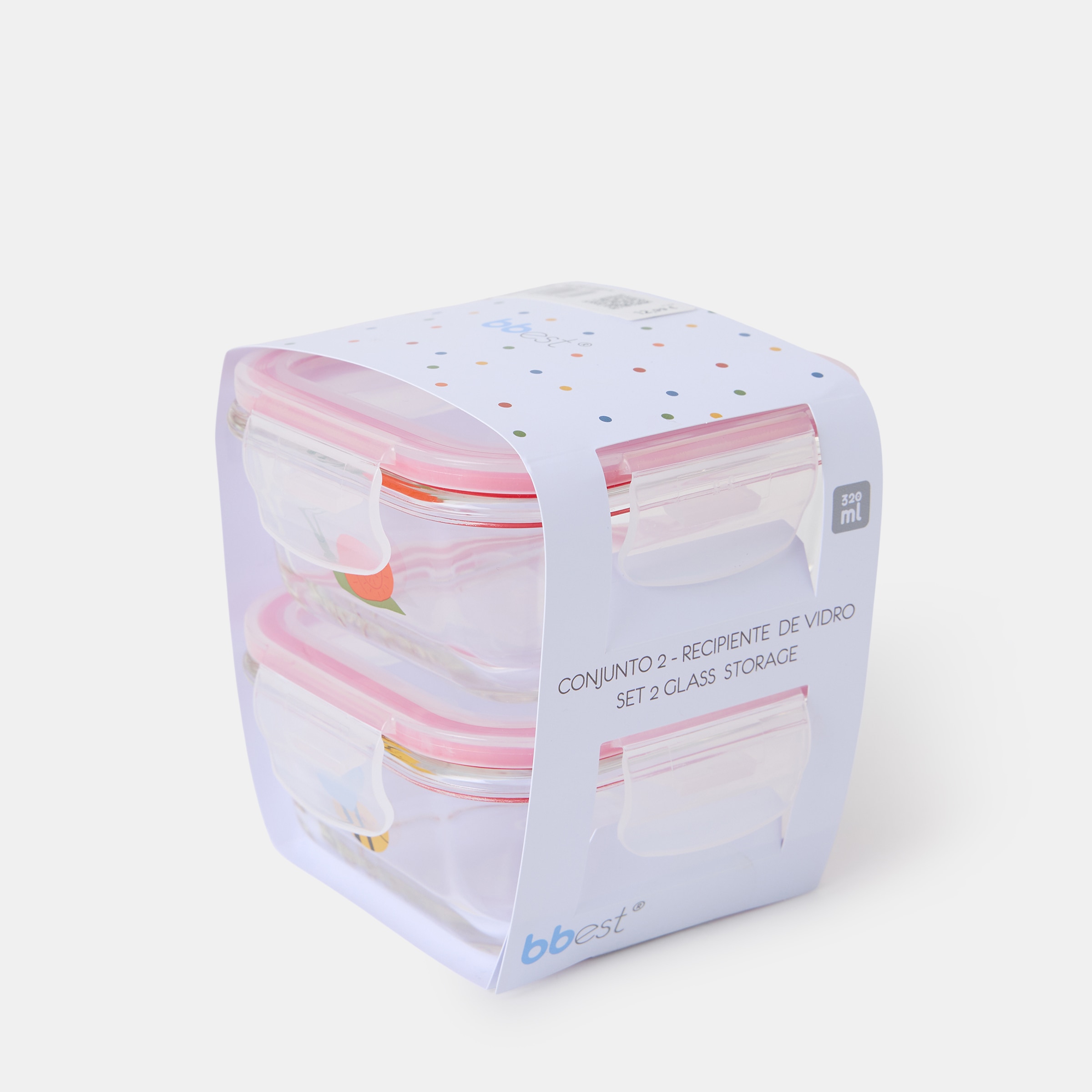 Recipiente de vidro para conservação de alimentos Bbest Transparente-3