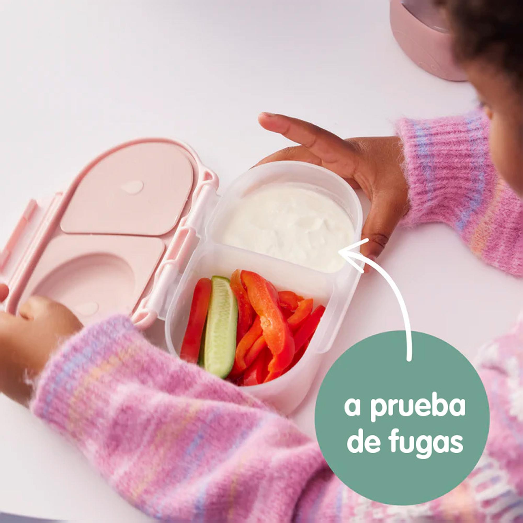 Recipiente conservación alimentos B.Box compartimentado Snackbox - Rosa claro Rosa claro-8