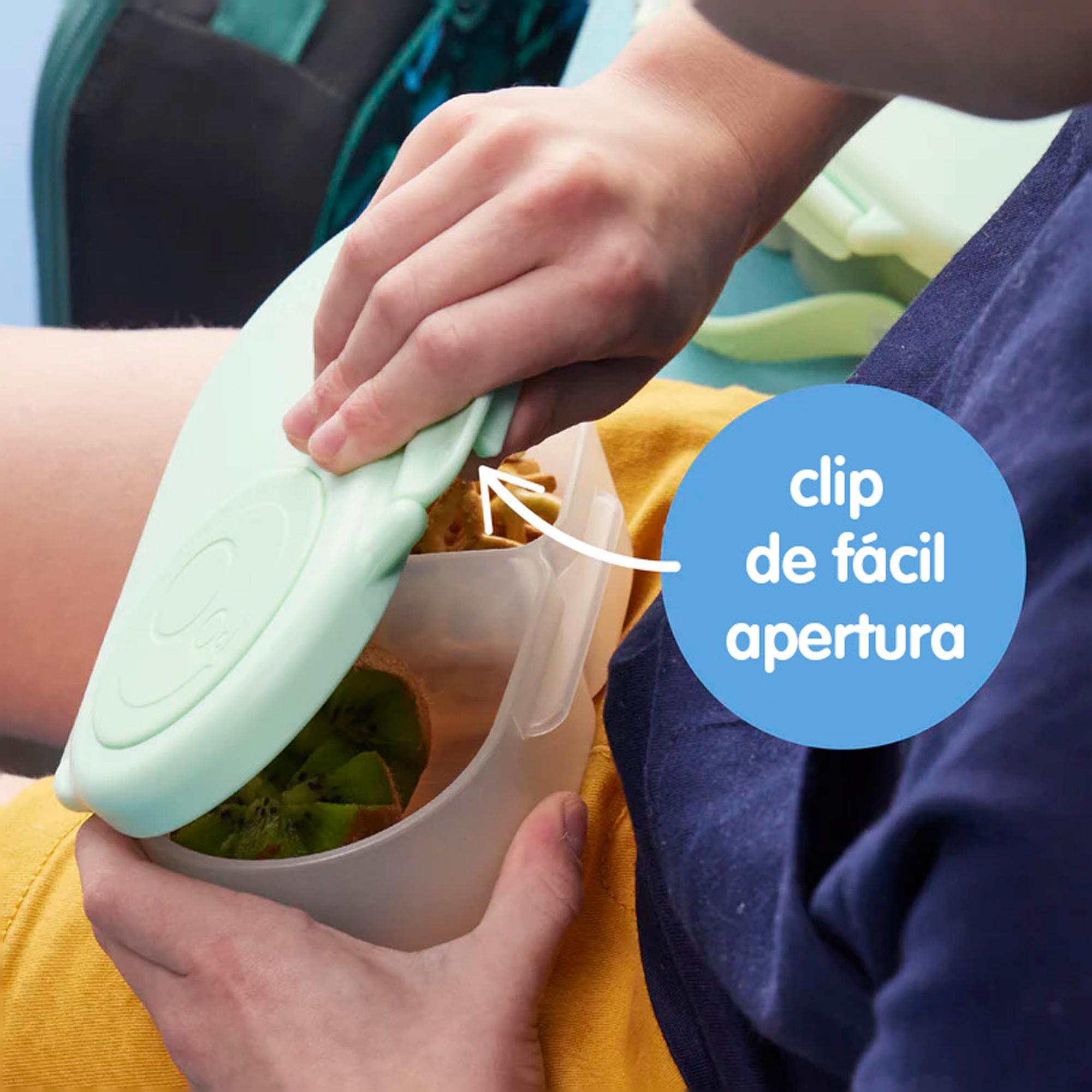 Recipiente conservación alimentos B.Box compartimentado Snackbox - Rosa claro Rosa claro-9