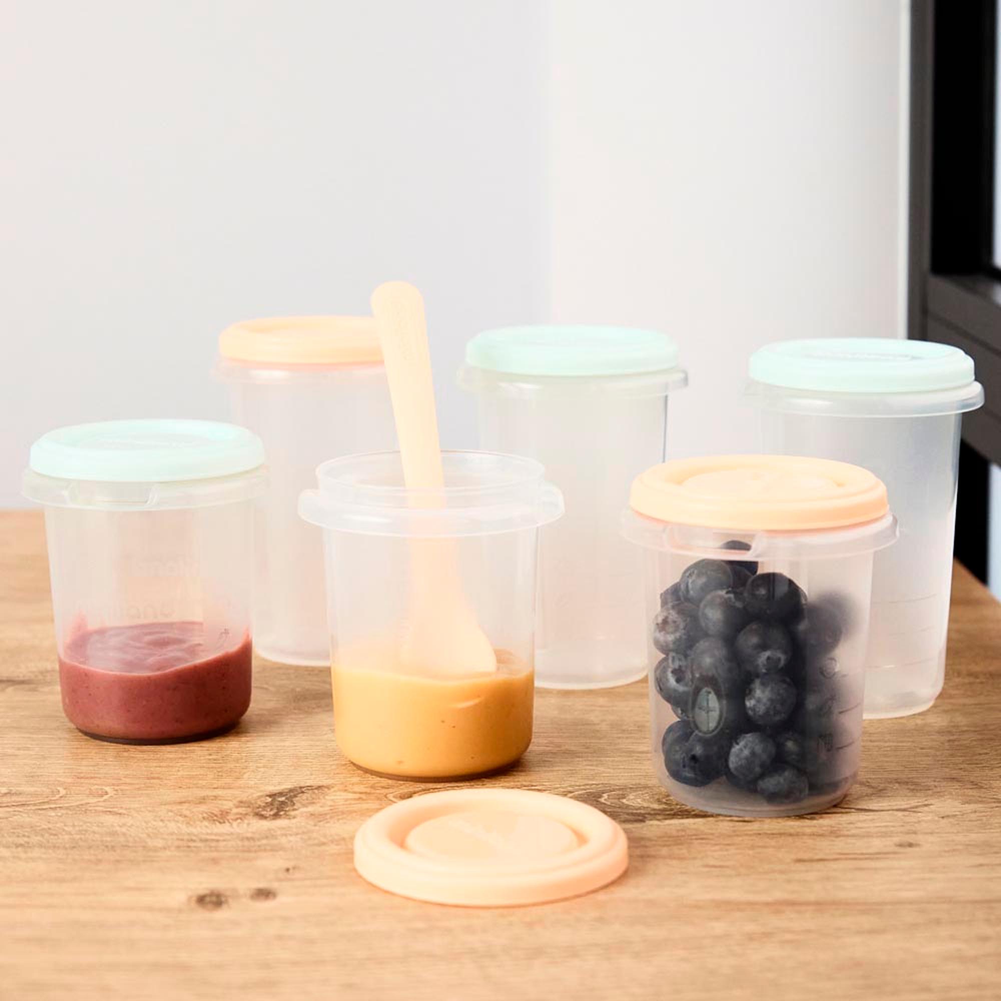 Recipientes para Alimentos + 2 Colheres Bege-7