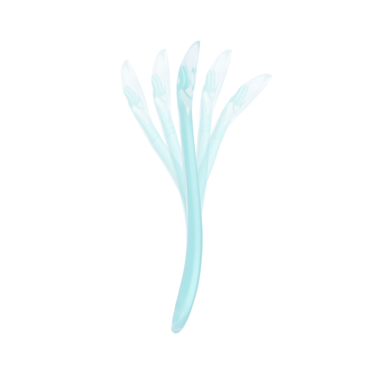 Lote de 5 Colheres de Silicone Multicolor-3