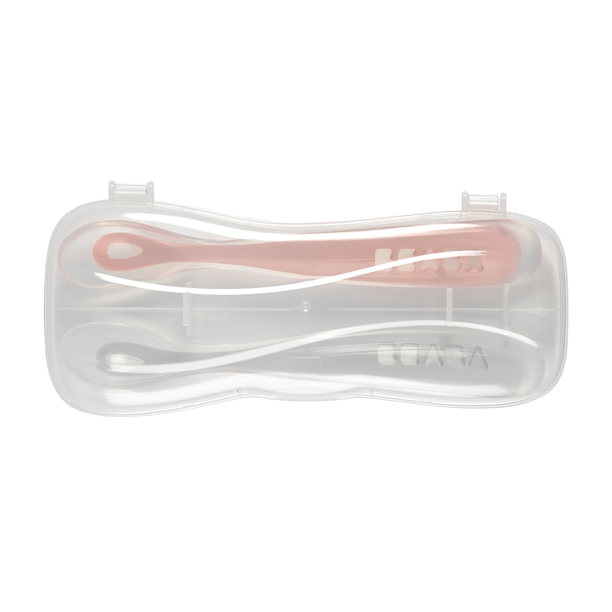 Conjunto de 2 Colheres de Silicone 1.ª Idade com Estojo Cinzento-3