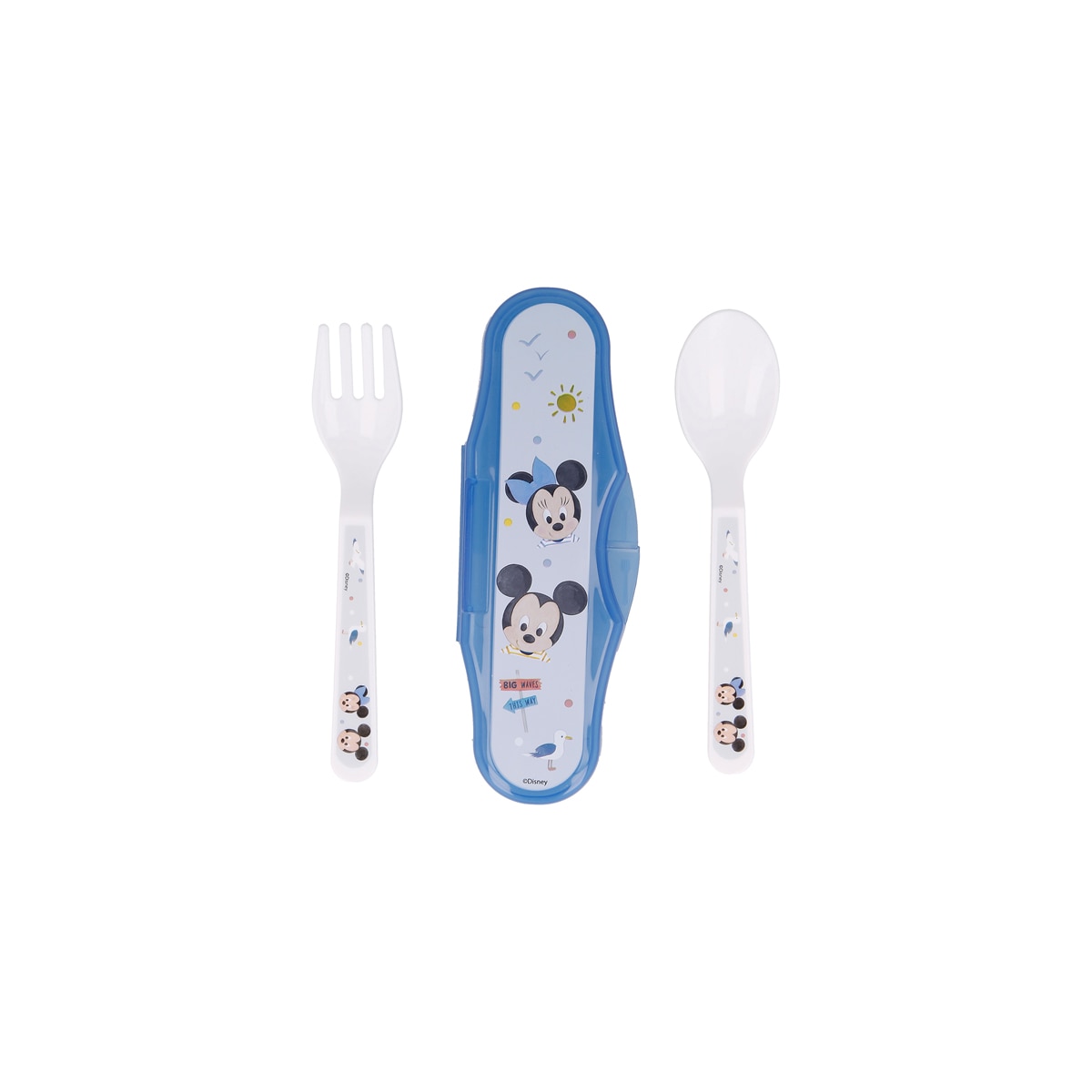 Jogo de Talheres Mickey/Minnie com Estojo Multicolor-1