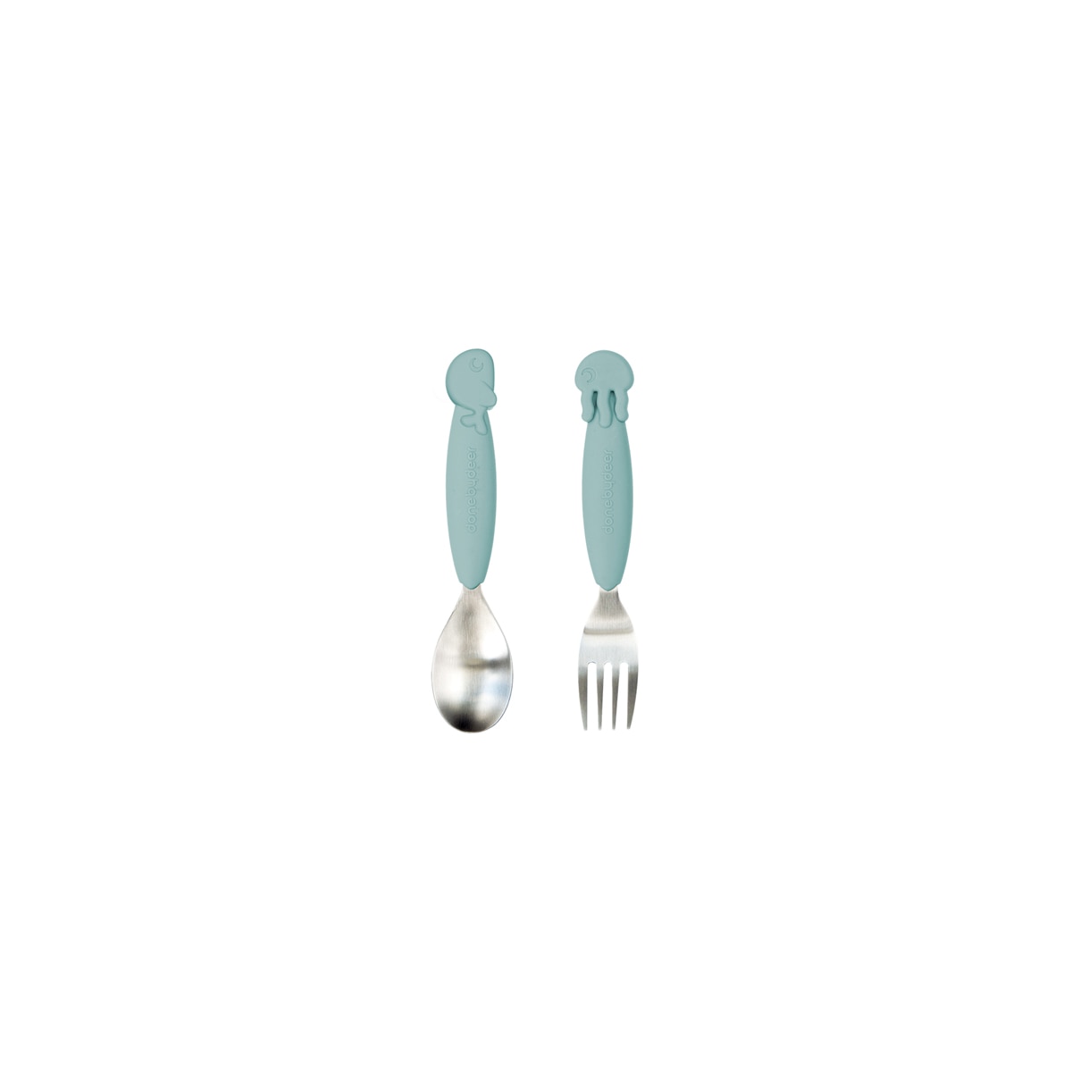 Imagem 0 de Conjunto de talheres YummyPlus Sea Friends azuis