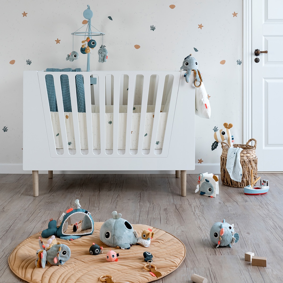 Conjunto de talheres YummyPlus Sea Friends azuis Azul-2