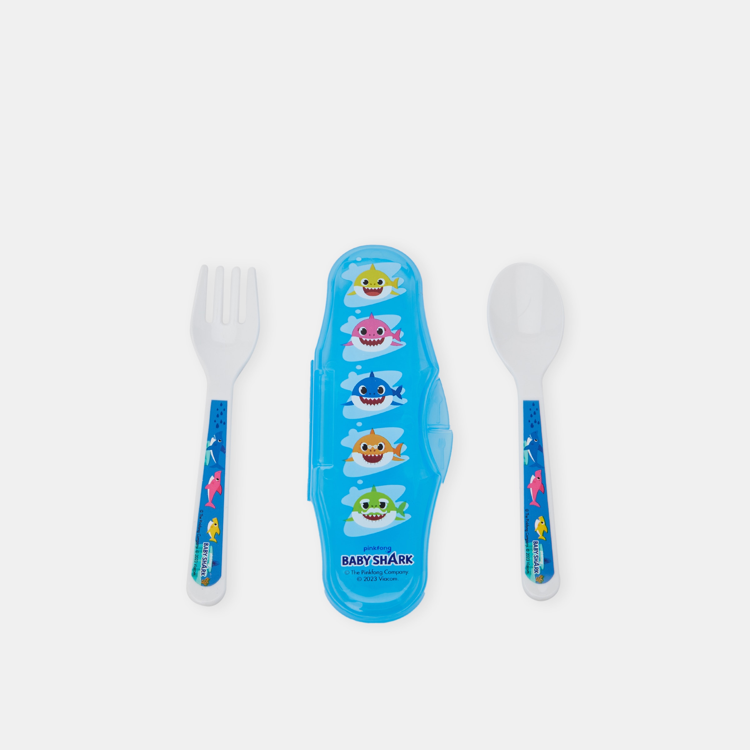 Stor - Juego de cubiertos con estuche Bbest Baby Shark.