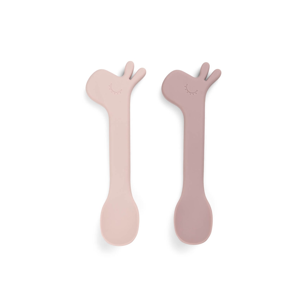 Colher Silicone Lalee Happy Clouds Pack 2 Unidades Rosa-1