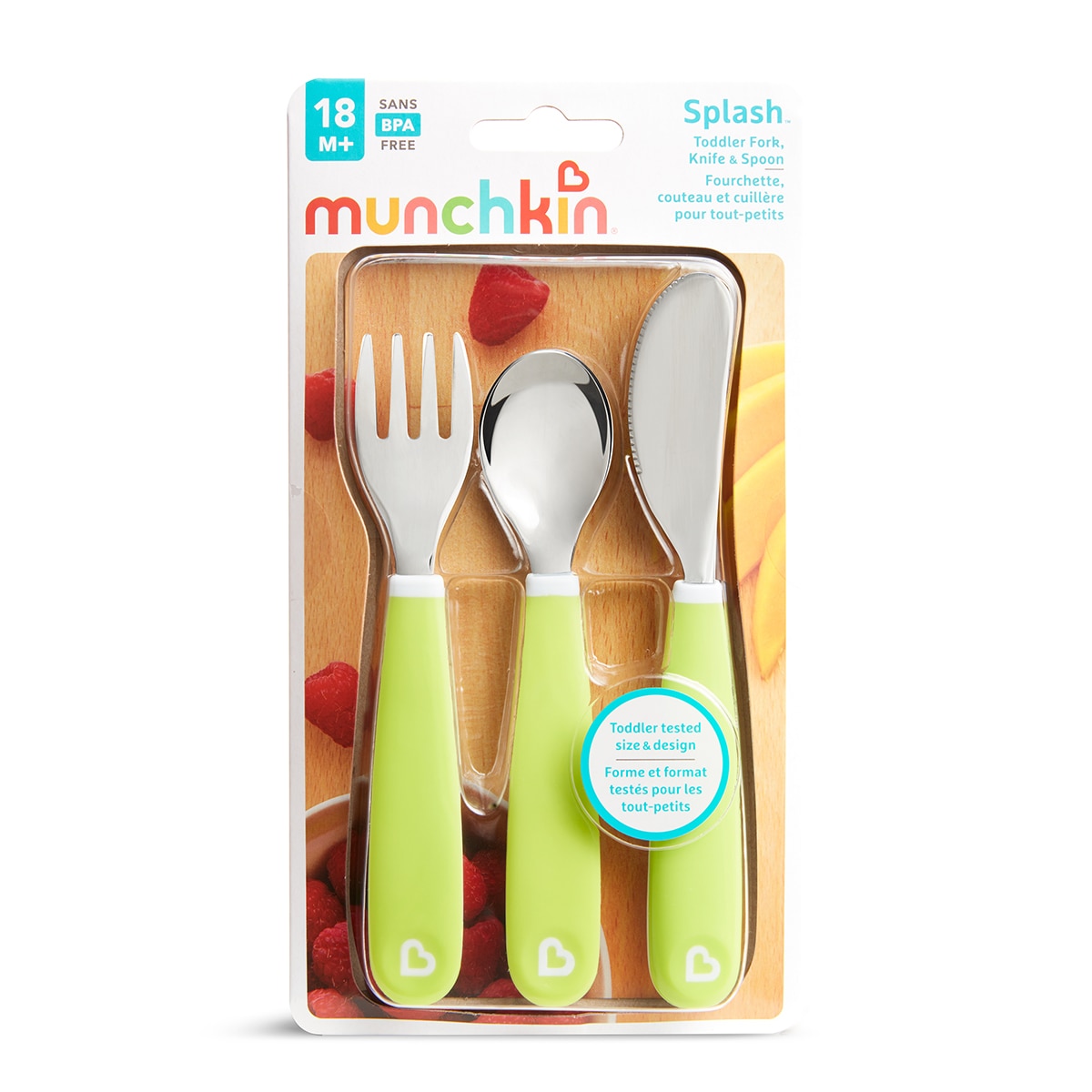 Pack cubiertos Munchkin Splash (3 ud.) - Verde Verde-2