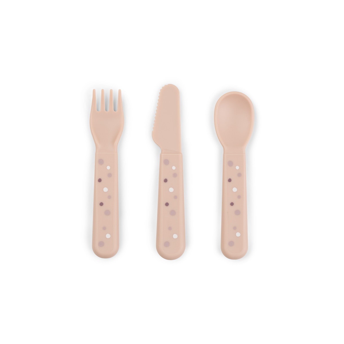 Conjunto de Talheres de 3 Peças Coleção Foodie Rosa-claro-1