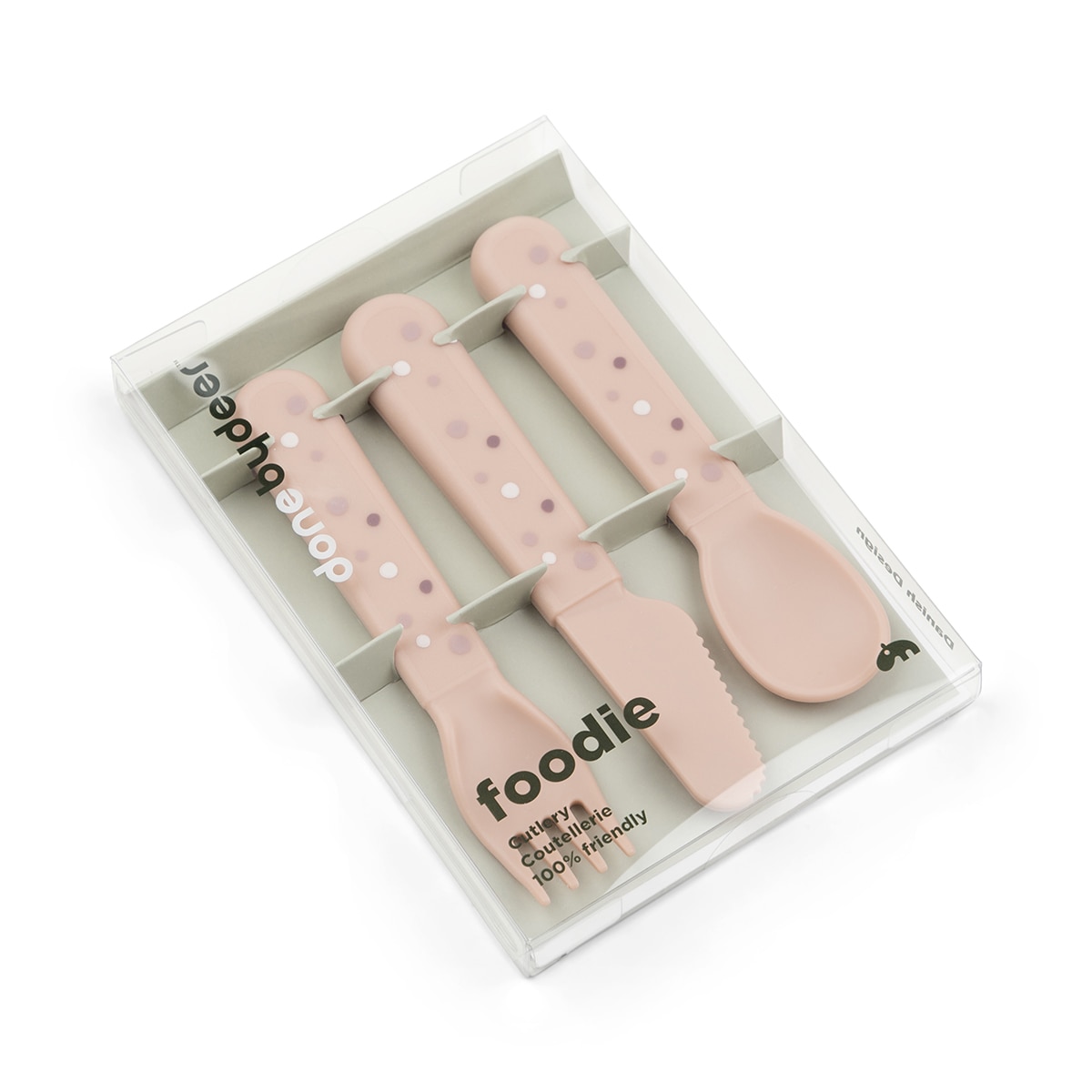 Conjunto de Talheres de 3 Peças Coleção Foodie Rosa-claro-3
