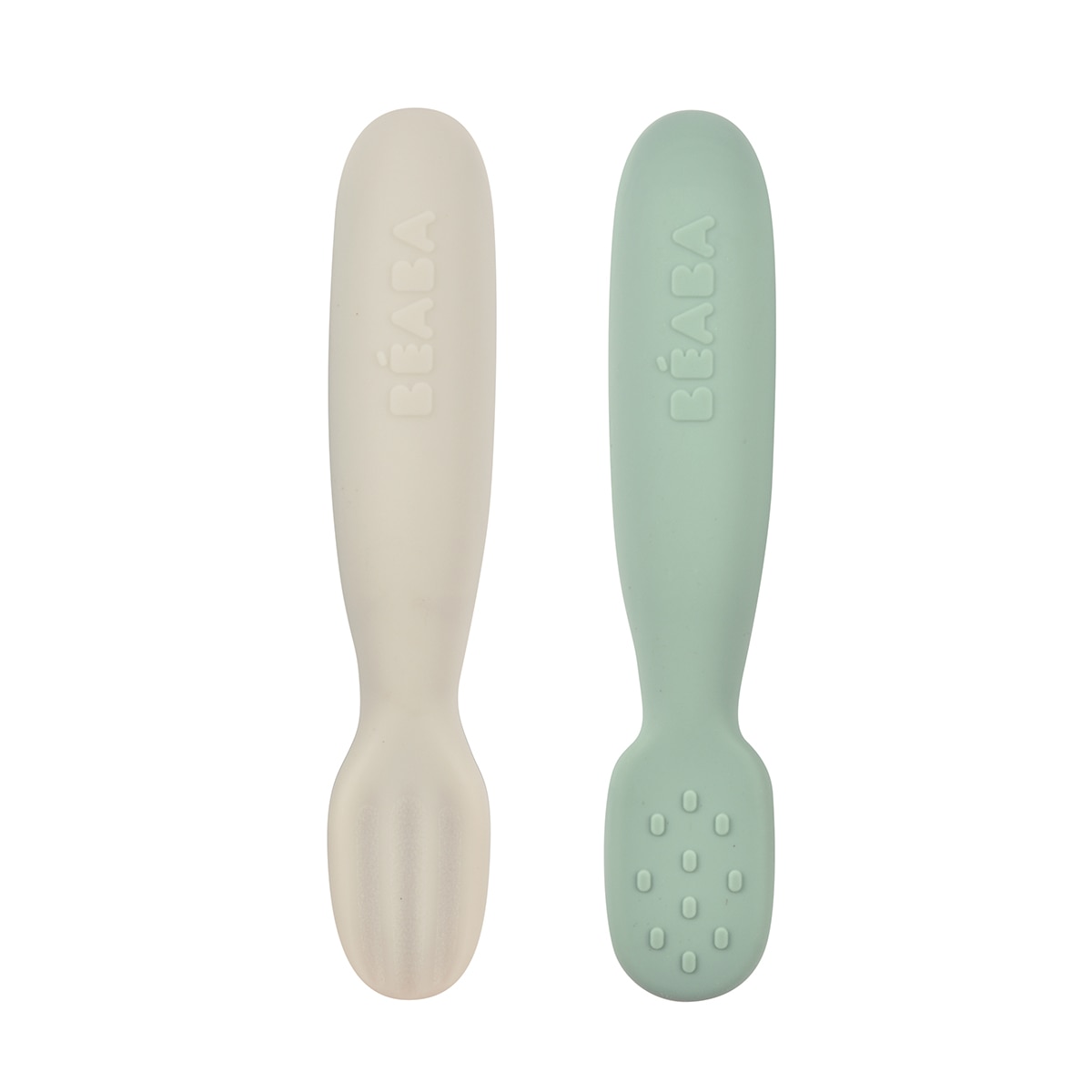 Pre-cucharas de silicona Béaba set 2 unidades - Verde Verde-2