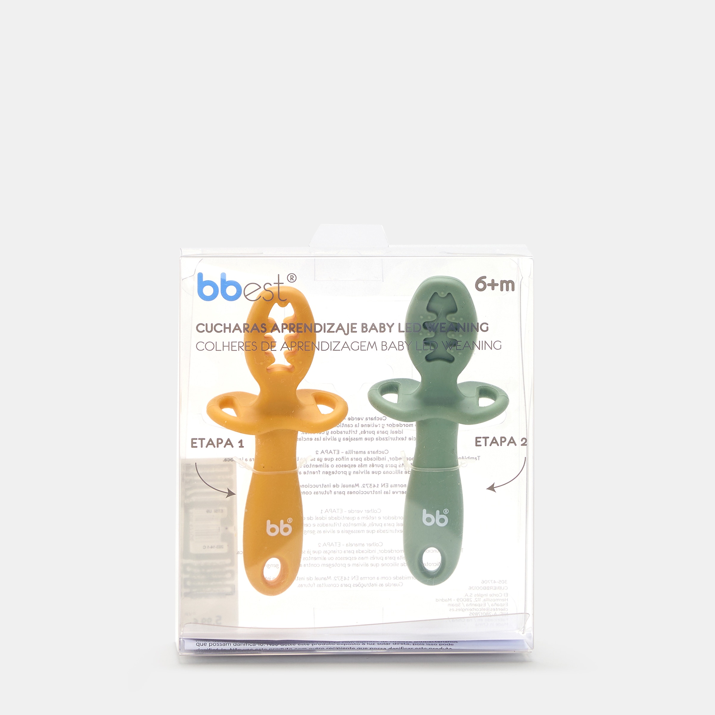 Colheres de Aprendizagem BLW em Silicone Multicolor-3