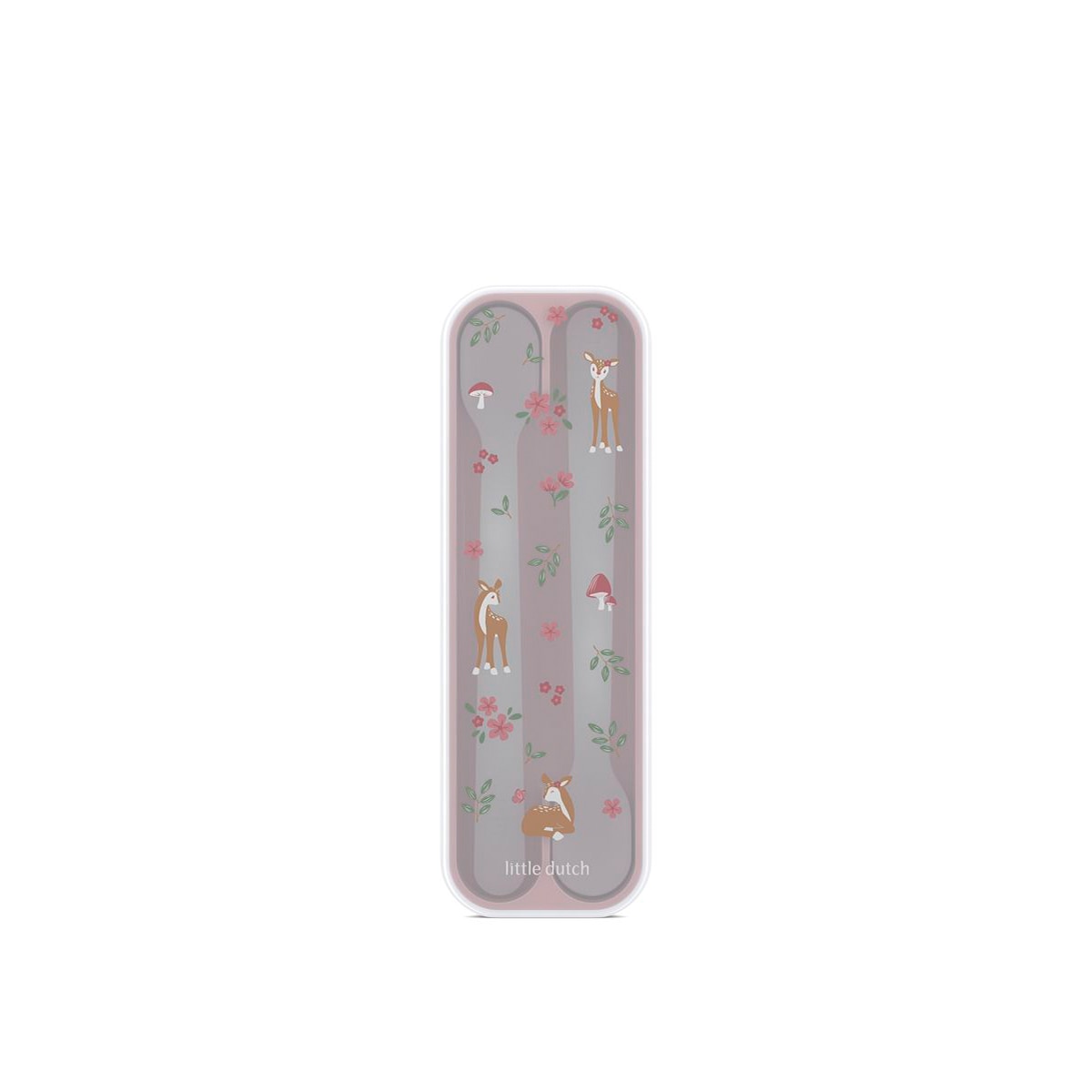 Conjunto 2 colheres Little Dutch com estojo Rosa-claro-2