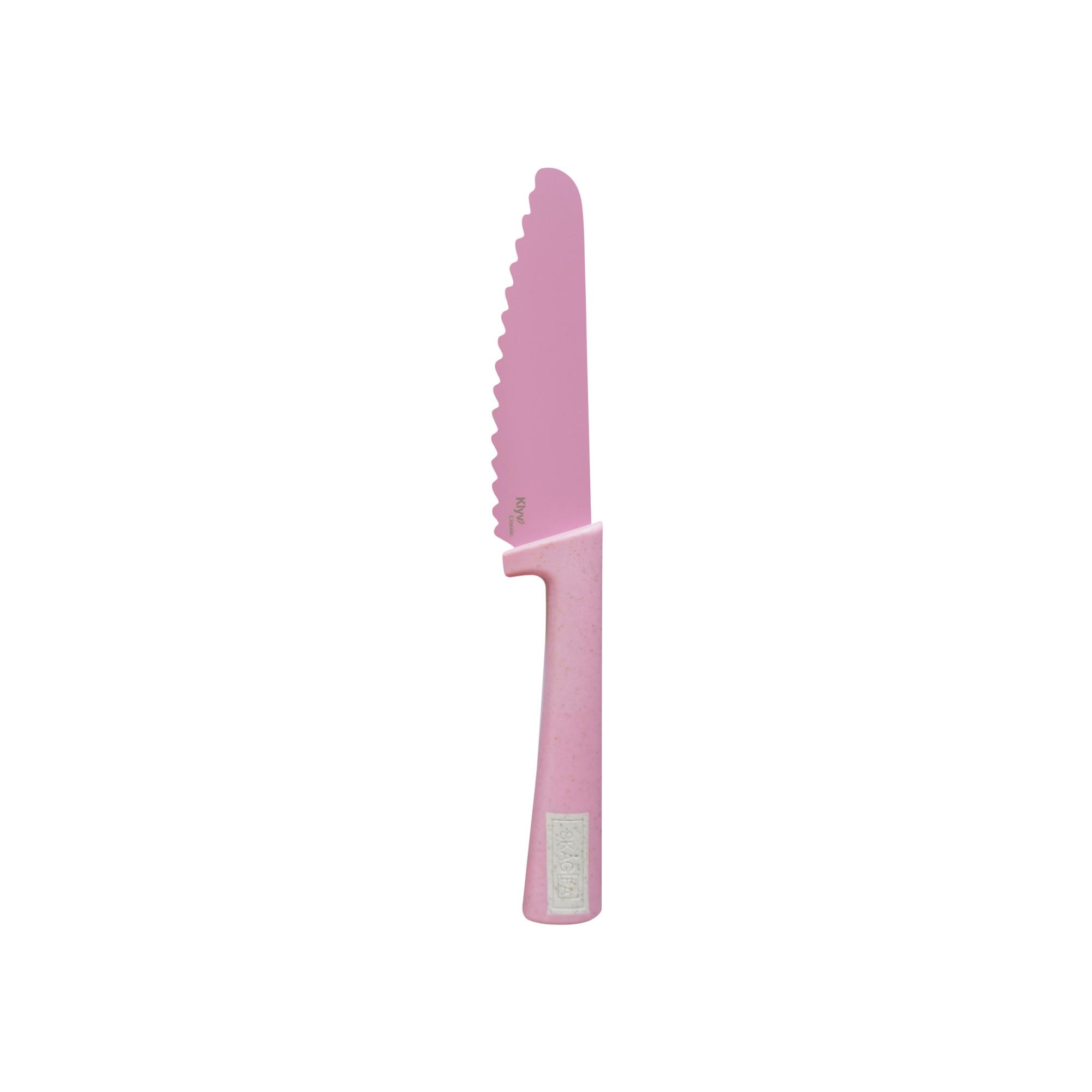 Cuchillo aprendizaje SKAGFA Klyv classic anticorte - Rosa claro Rosa claro-1